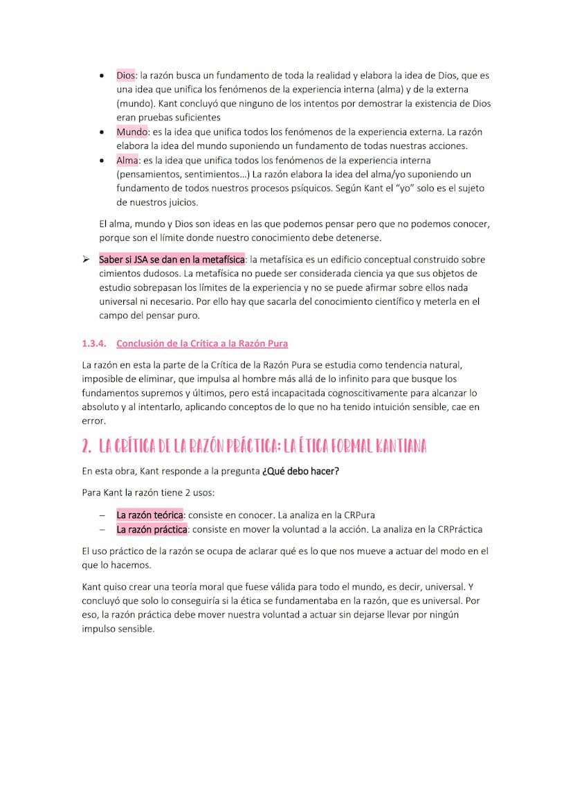 TEMA & LA FILOSOFÍA DE KANT
1. LA CRÍTICA DE LA RAZÓN PURA: TEORÍA DEL CONOCIMIENTO Y LA
POSIBILIDAD DE LA METAFÍSICA COMO CIENCIA
Kant se i