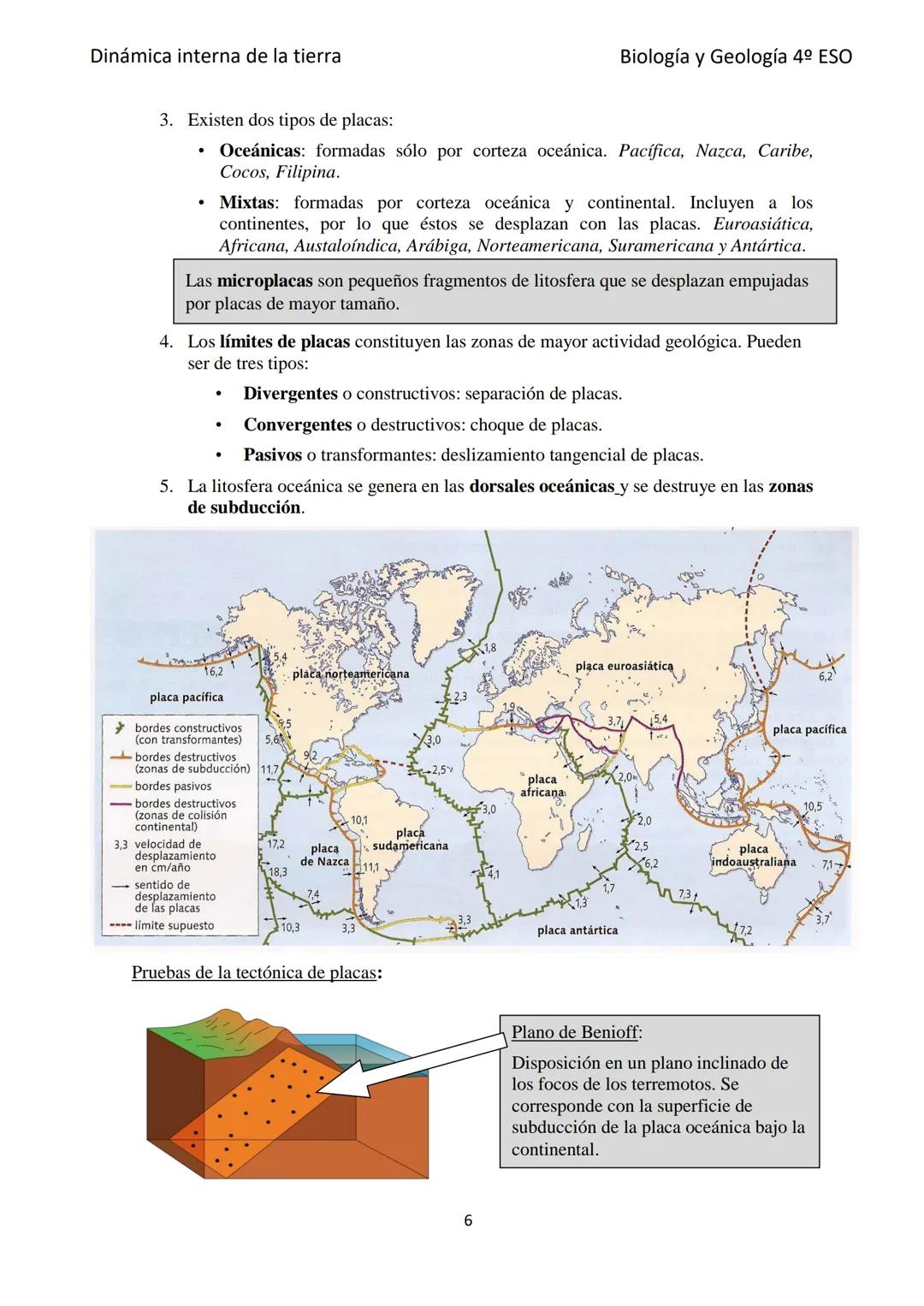 Dinámica interna de la tierra
TEMA 6: LA DINÁMICA INTERNA
TERRESTRE
1- CARACTERÍSTICAS DE LOS PROCESOS GEOLÓGICOS INTERNOS
Se originan en el