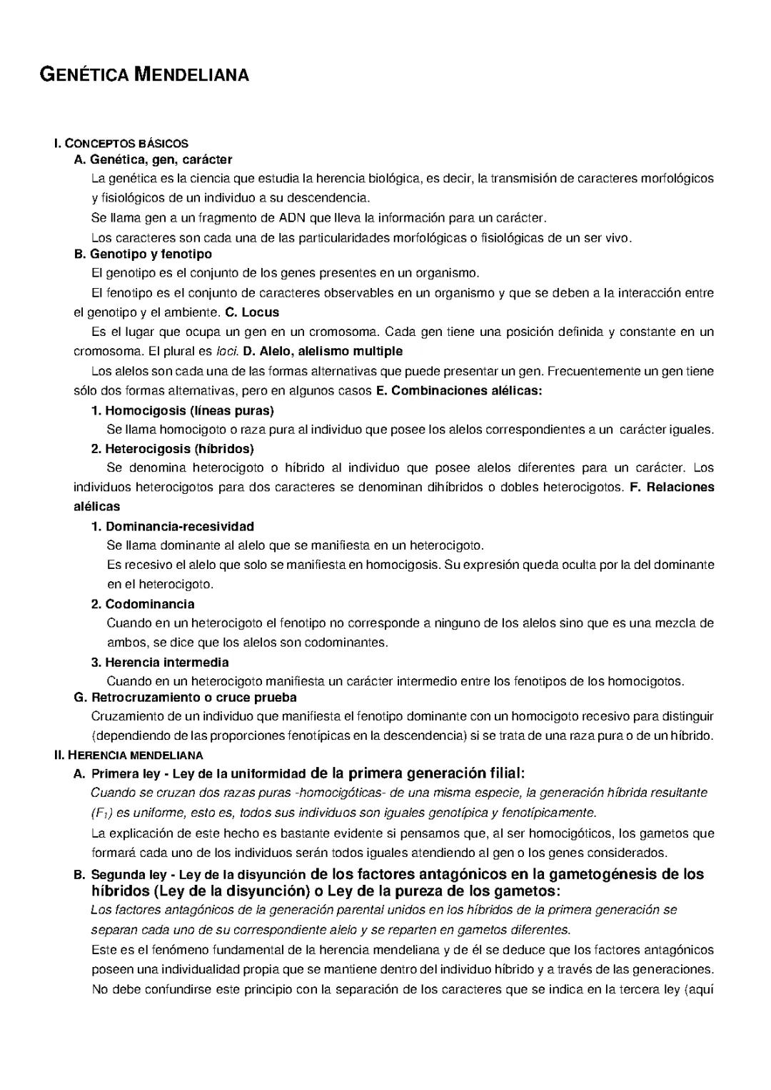 LA GENÉTICA MENDELIANA