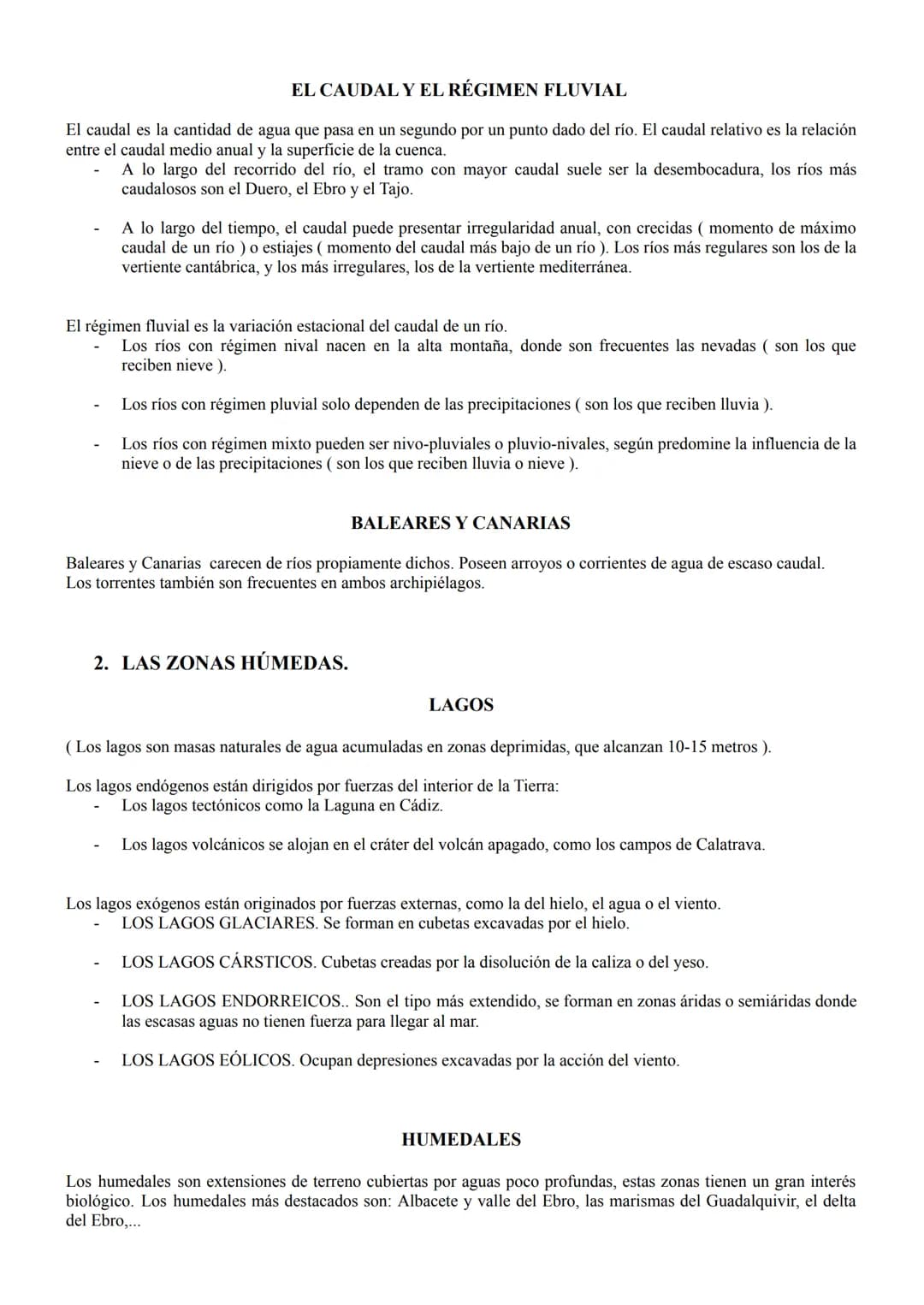 preguntas geografia
LA DIVERSIDAD HÍDRICA
1. LOS RÍOS PENINSULARES.
FACTORES DE LA DIVERSIDAD FLUVIAL
Los ríos están condicionados por diver