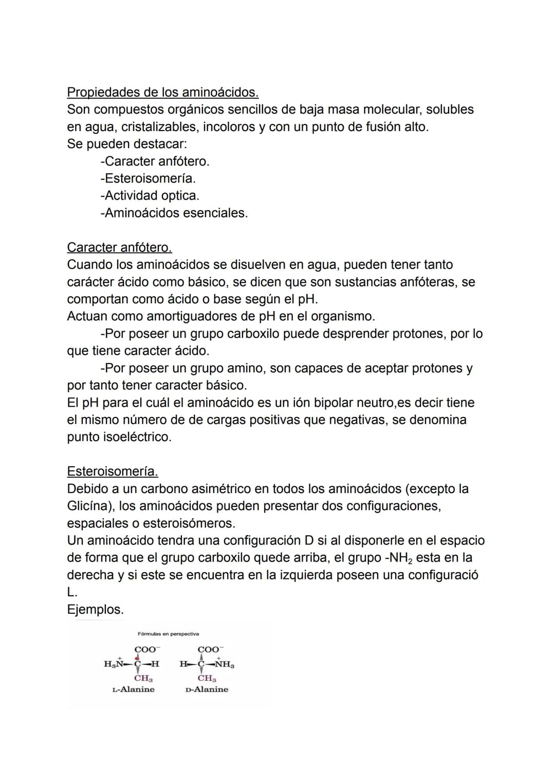 Proteínas
1. Concepto de proteína.
2. Aminoácidos.
3. Enlaces peptidos y peptídicos.
4. Estructura de las proteínas.
5. Propiedades de las p