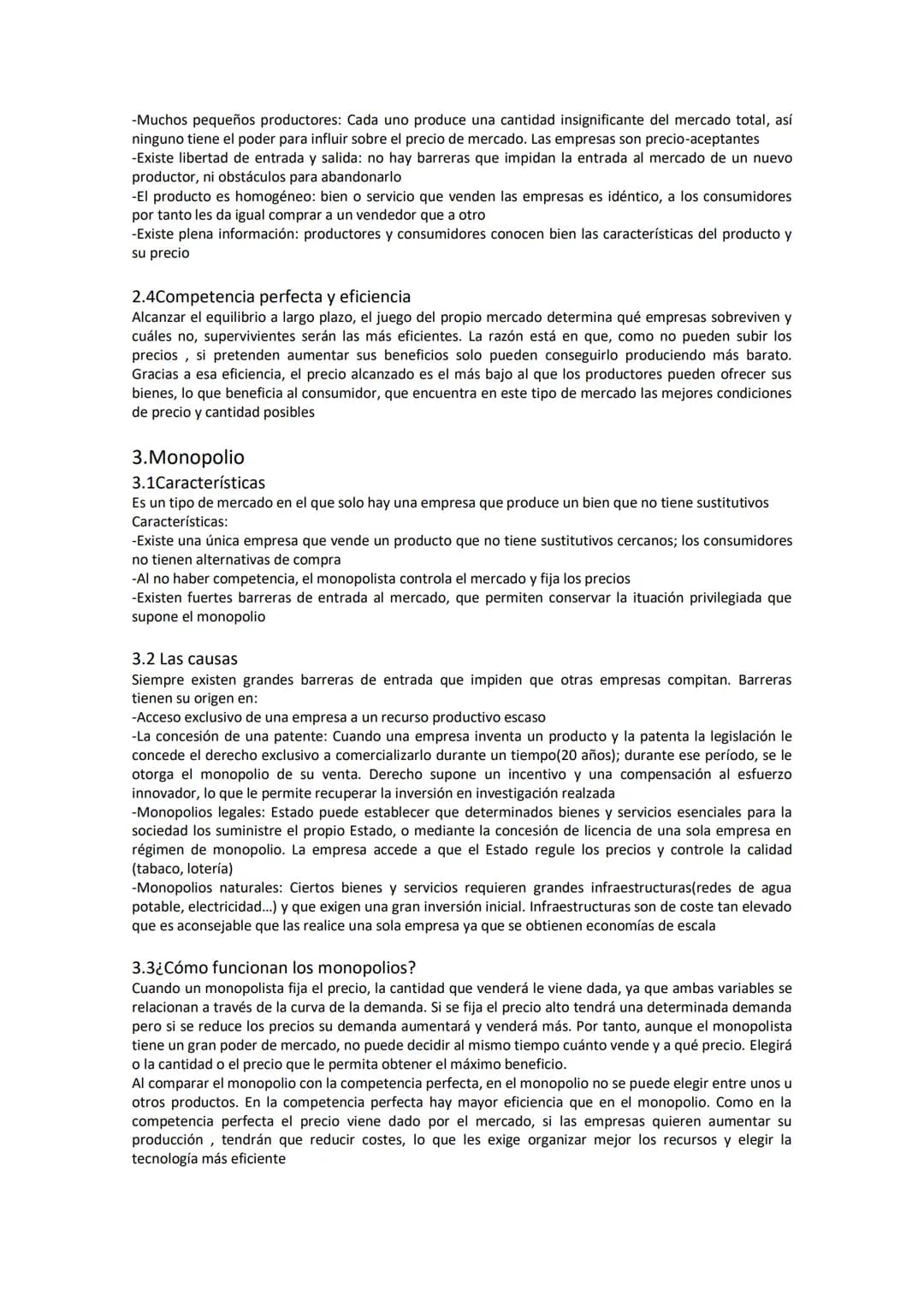 TEMA 6 MODELOS DE MERCADO
1.Los mercados y la competencia
1.1¿En qué se diferencian los mercados?
Modelo de mercado estudiado hasta ahora se