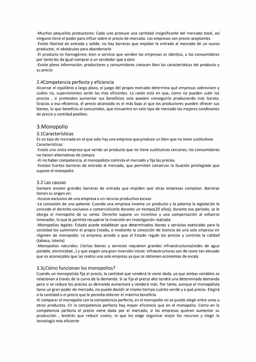 TEMA 6 MODELOS DE MERCADO
1.Los mercados y la competencia
1.1¿En qué se diferencian los mercados?
Modelo de mercado estudiado hasta ahora se