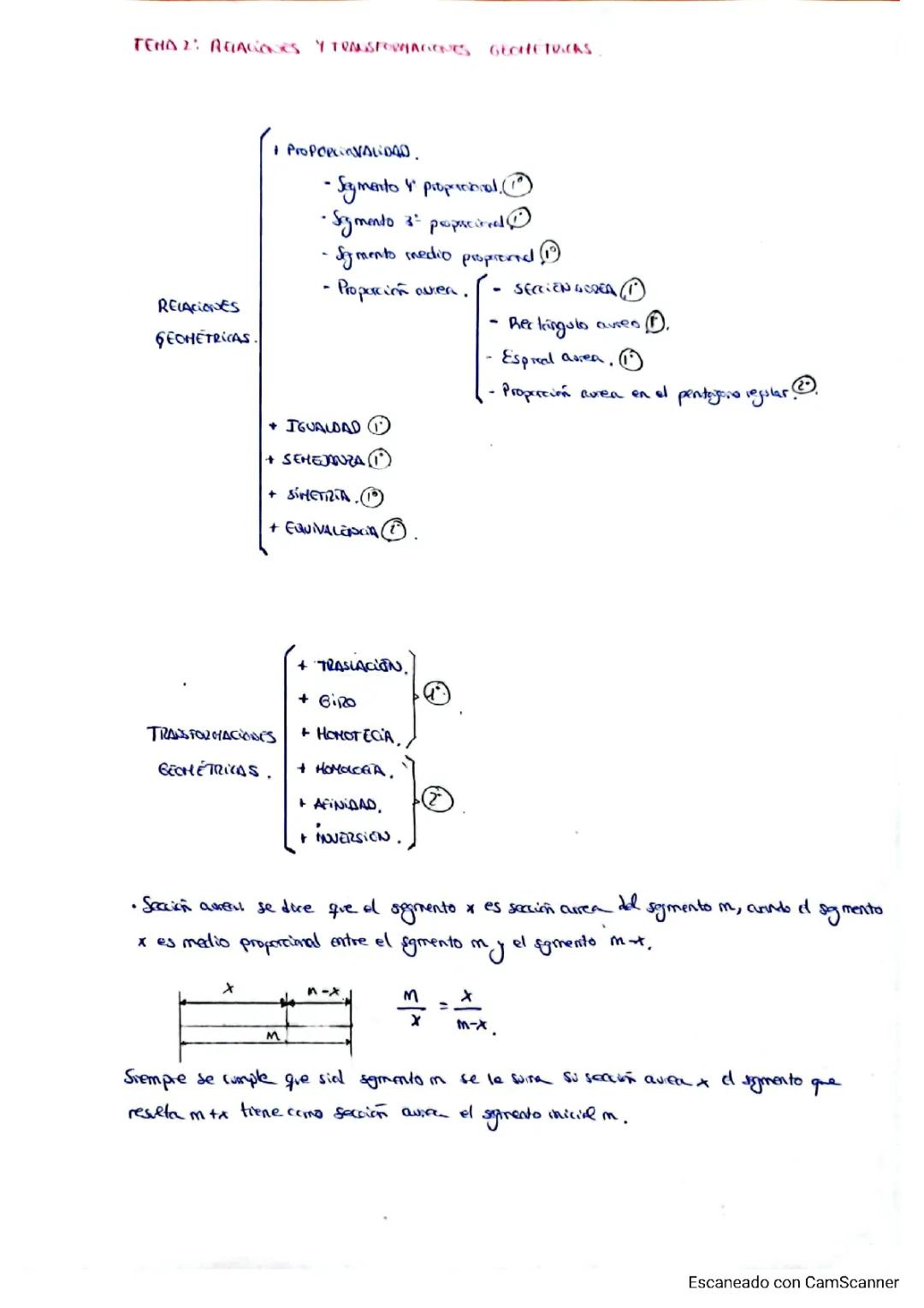 Tema 2 - Relaciones y transformaciones geométricas