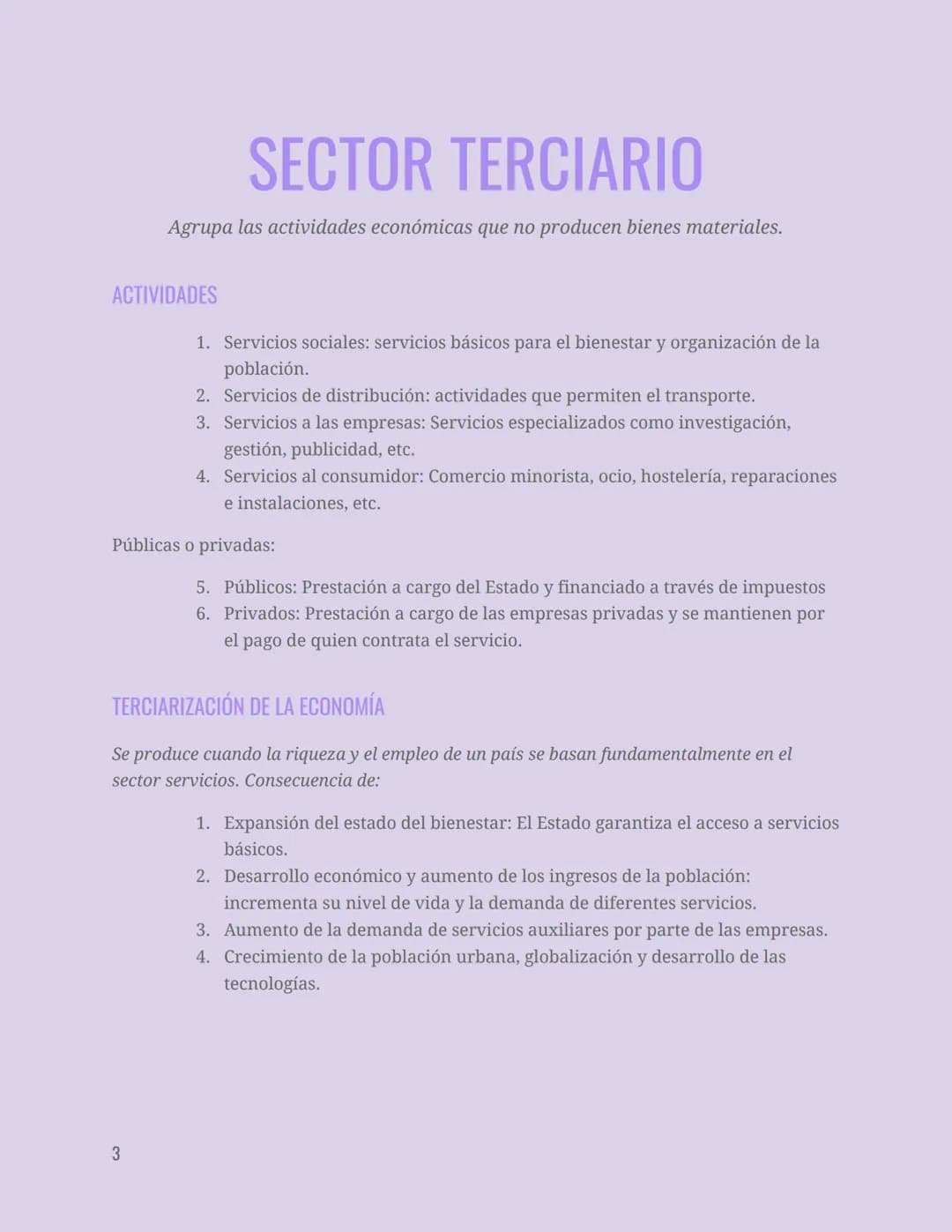 SECTOR SECUNDARIO
Comprende las actividades económicas dedicadas a transformar los recursos
naturales en productos elaborados.
ACTIVIDADES
1