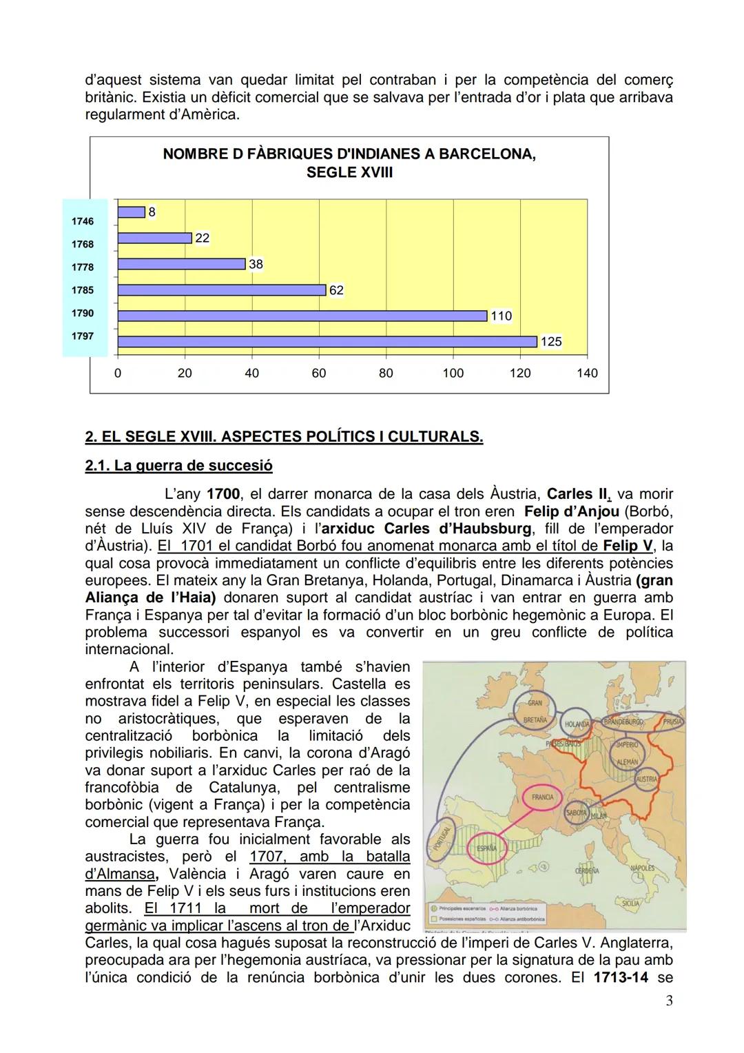 TEMA 5. EL SEGLE XVIII: ELS PRIMERS BORBONS.

1. L'ESPANYA DE L'ANTIC RÈGIM

L'Espanya del segle XVIII es caracteritza, com el conjunt d'Eur