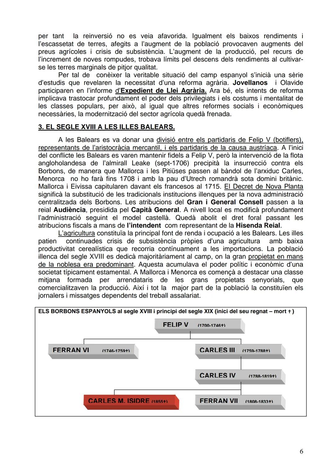 TEMA 5. EL SEGLE XVIII: ELS PRIMERS BORBONS.

1. L'ESPANYA DE L'ANTIC RÈGIM

L'Espanya del segle XVIII es caracteritza, com el conjunt d'Eur