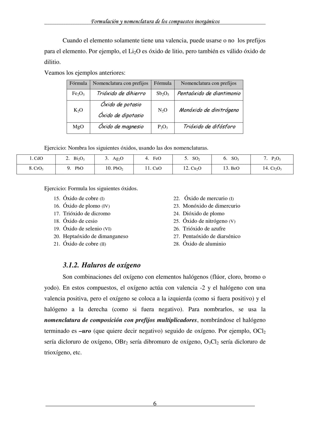 Formulación y nomenclatura de los compuestos inorgánicos
Formulación y nomenclatura de
los compuestos inorgánicos
(según las recomendaciones