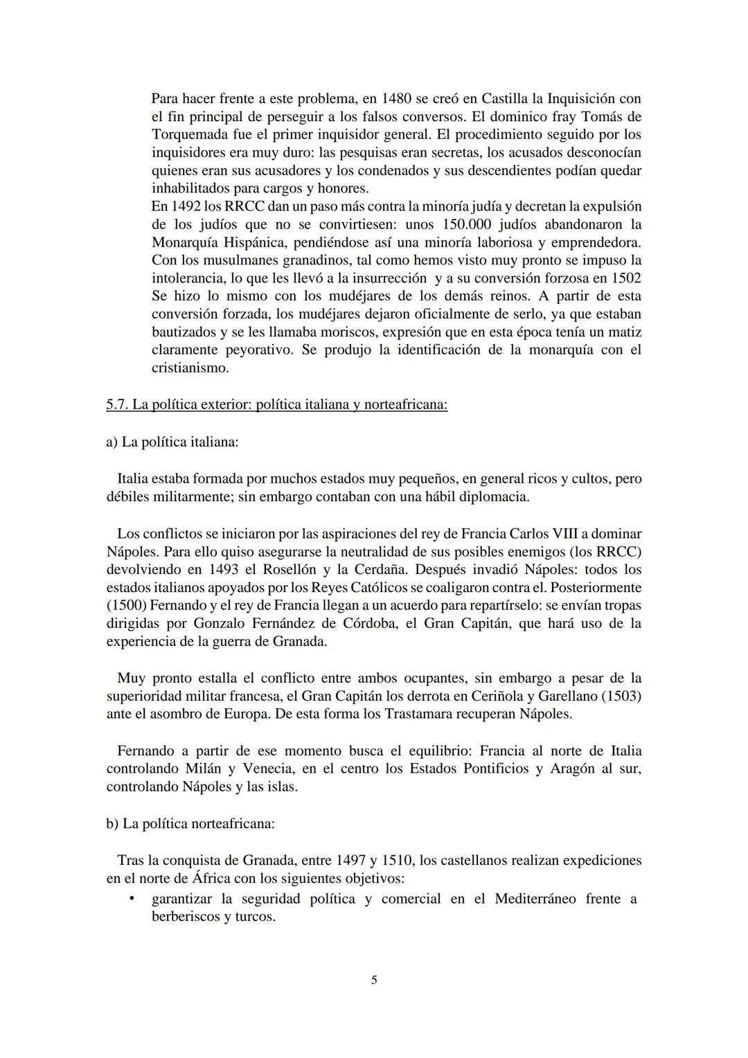 TEMA V. LOS REYES CATÓLICOS: LA CONSTRUCCIÓN DEL ESTADO
MODERNO.
5.1. Unión dinástica: integración de las coronas de Castilla y de Aragón.
E