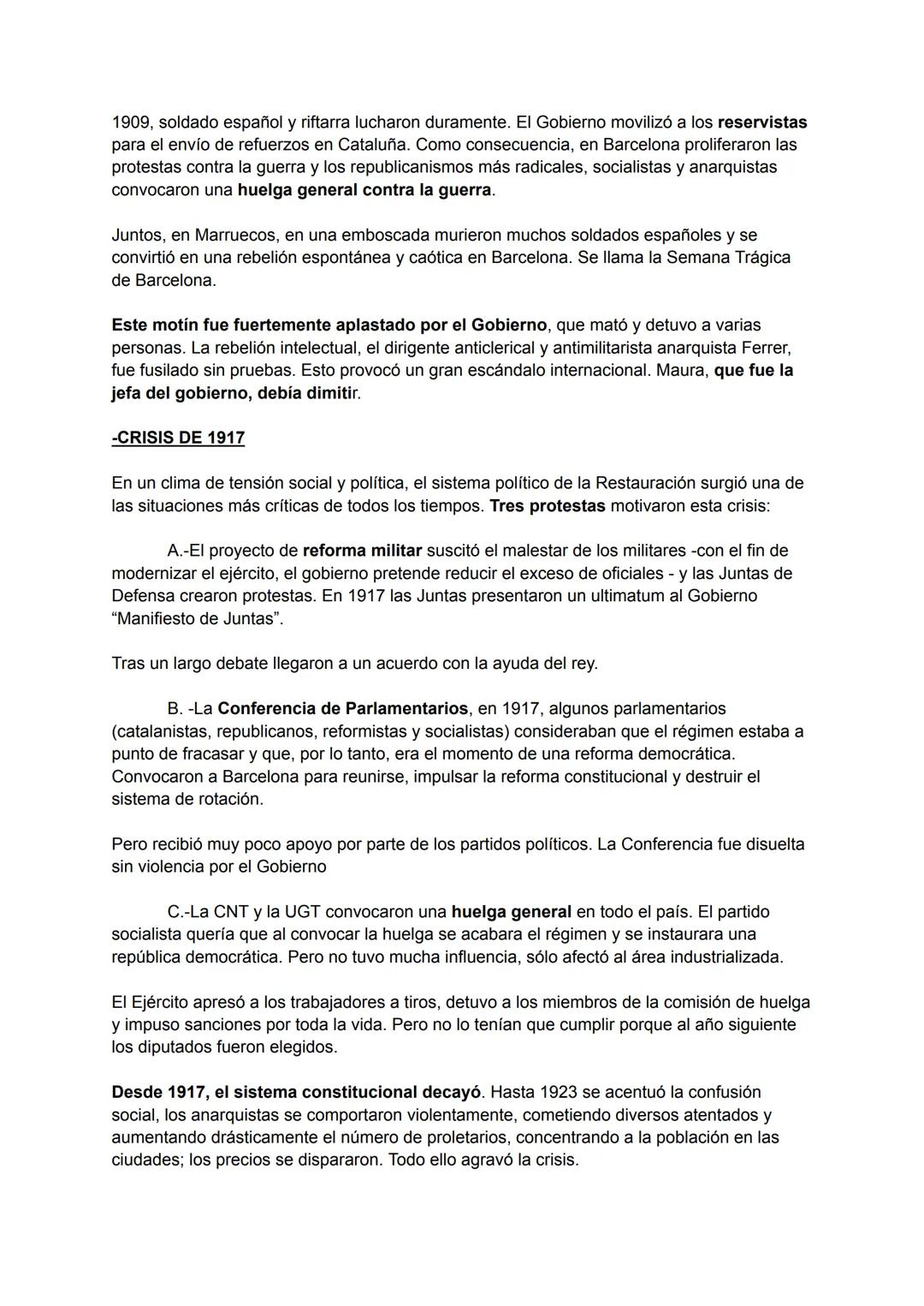 4. Tema. Sistema político de restauración (1875-1923)

Tras el fracaso del sexenio democrático y el intento de derrota de la I República, a 