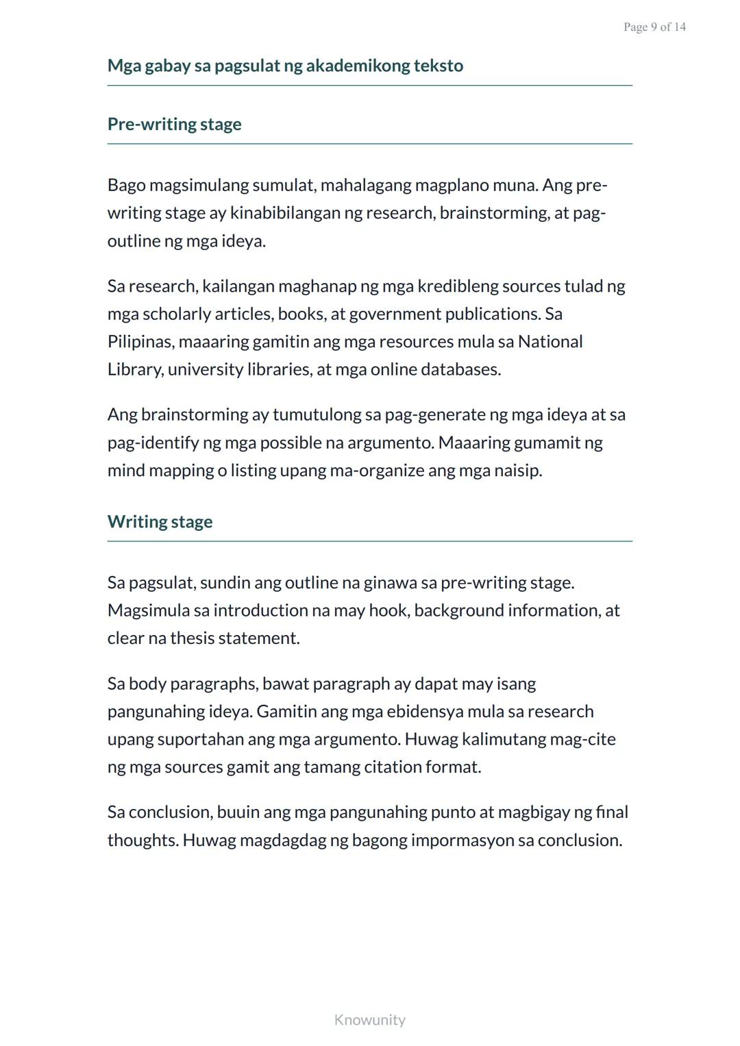 # Pag-unawa sa Akademikong Diskurso: Katangian ng Akademikong Pagsulat

Pag-aaral ng mga katangian at elemento ng akademikong pagsulat

## M