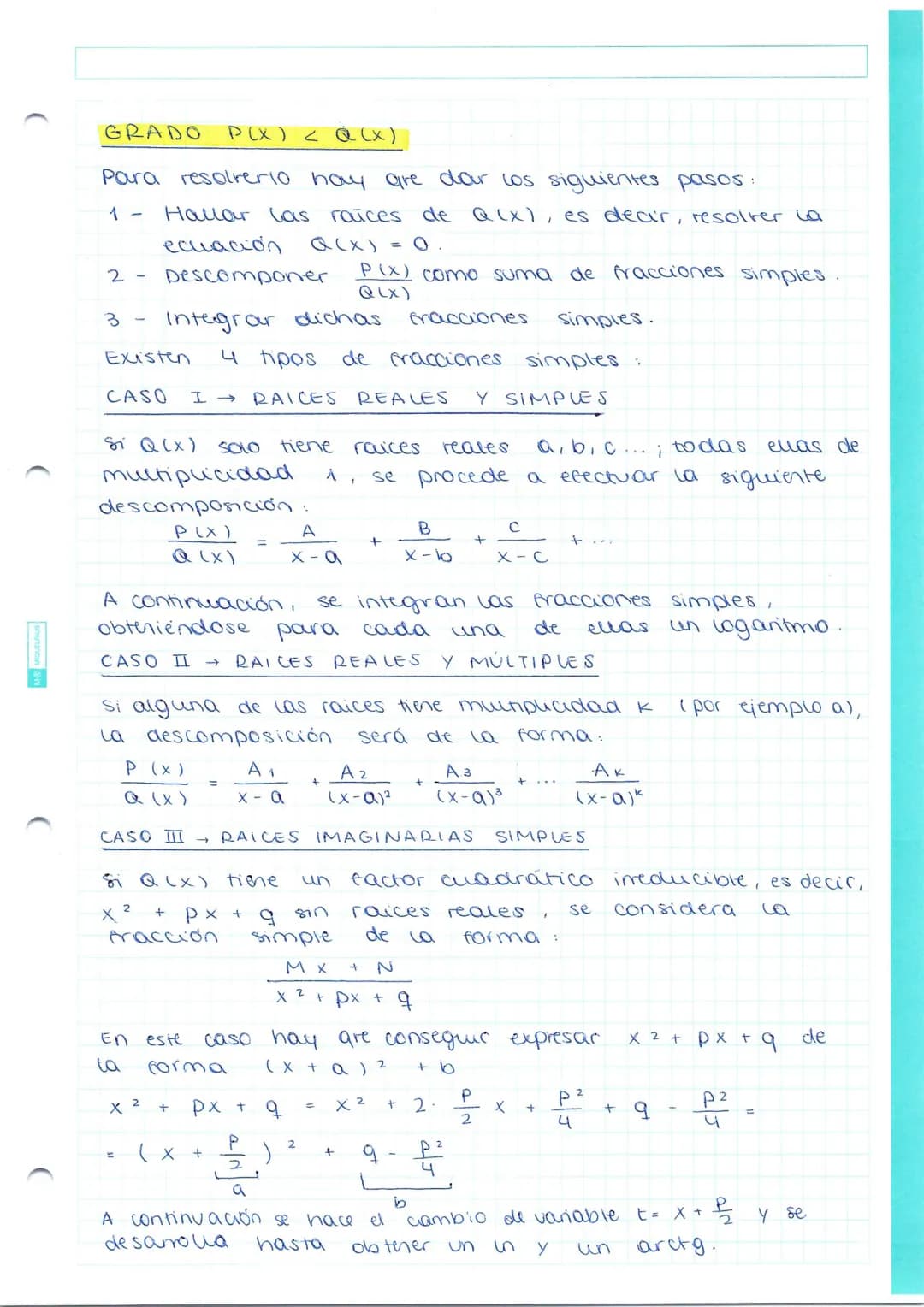 tema 2
LA INTEGRAL INDEFINIDA
1. cálculo de primitivas
Si F'(x) = f (x), F es una primitiva de la función f.
El conjunto de todas Las primit