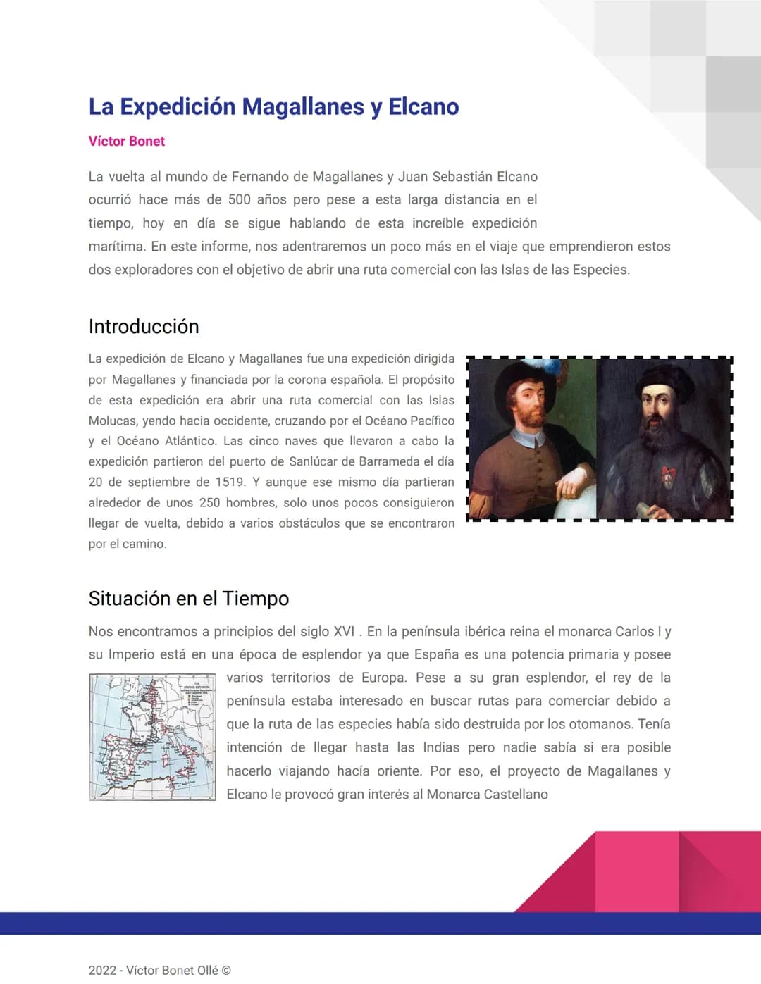 
<h2 id="laprimeravueltaalmundoresumen">La primera vuelta al mundo resumen</h2>
<p>La vuelta al mundo de Fernando de Magallanes y Juan Sebas