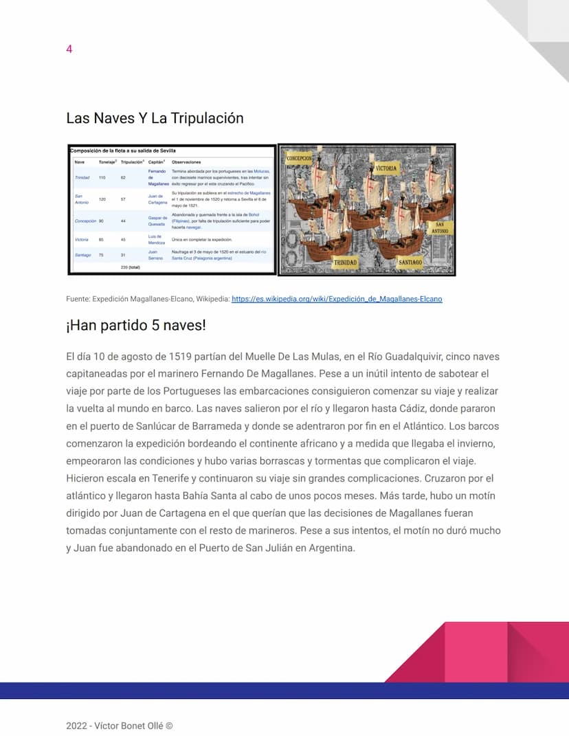 
<h2 id="laprimeravueltaalmundoresumen">La primera vuelta al mundo resumen</h2>
<p>La vuelta al mundo de Fernando de Magallanes y Juan Sebas