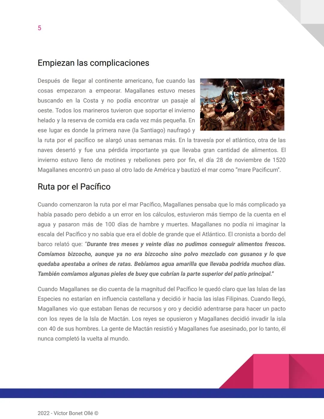 
<h2 id="laprimeravueltaalmundoresumen">La primera vuelta al mundo resumen</h2>
<p>La vuelta al mundo de Fernando de Magallanes y Juan Sebas