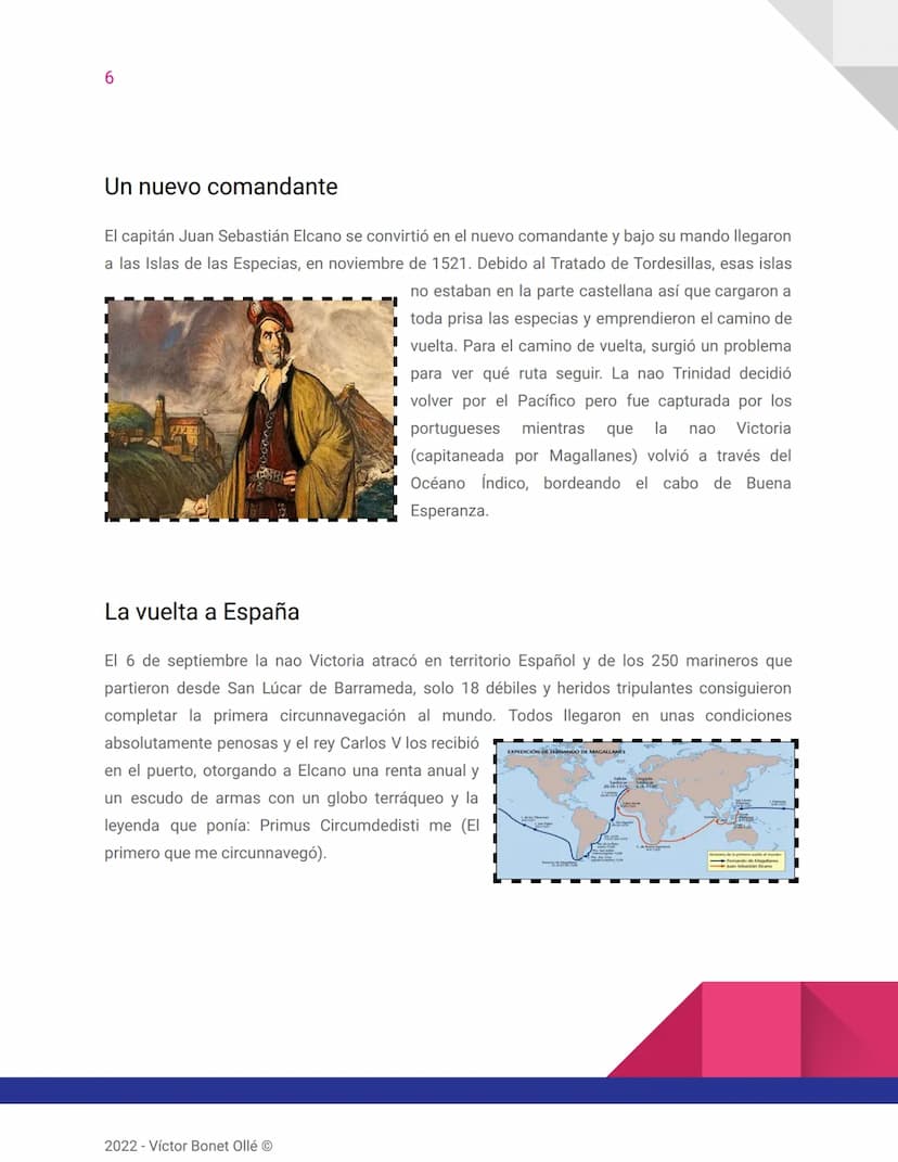 
<h2 id="laprimeravueltaalmundoresumen">La primera vuelta al mundo resumen</h2>
<p>La vuelta al mundo de Fernando de Magallanes y Juan Sebas