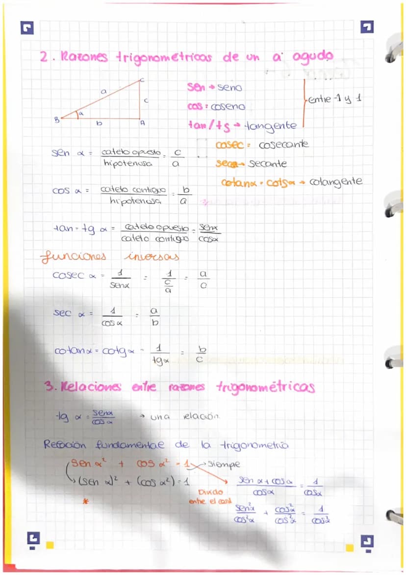 Tema 6- Trigonometria
1.5emejanza. Medida de angulos
Hisma forma. Distinto tamaño
No es igual
Semejantes
TRIANGULOS SCHEJANTES
1. Dos ángulo