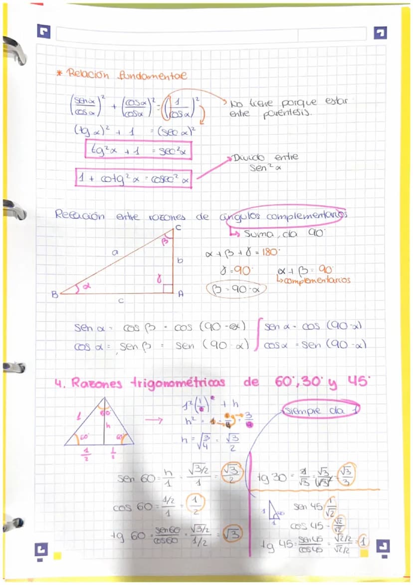 Tema 6- Trigonometria
1.5emejanza. Medida de angulos
Hisma forma. Distinto tamaño
No es igual
Semejantes
TRIANGULOS SCHEJANTES
1. Dos ángulo
