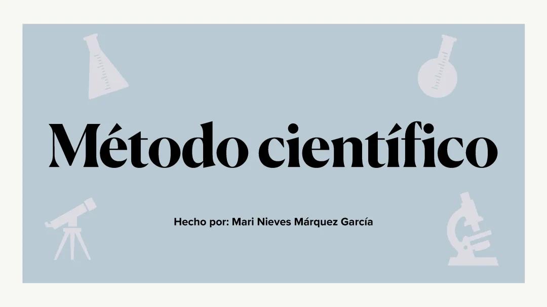 Método científico 