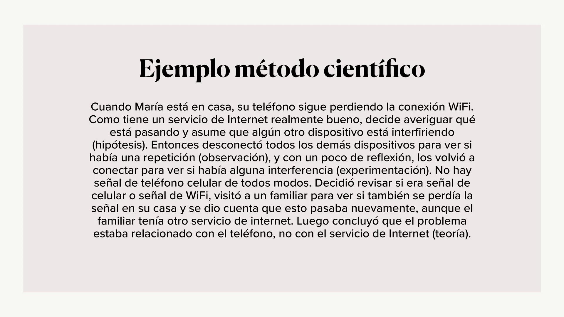 Método científico
Hecho por: Mari Nieves Márquez García
신비 1. ¿Qué es el método científico?
2.7 pasos método científico
3. Ejemplo método ci