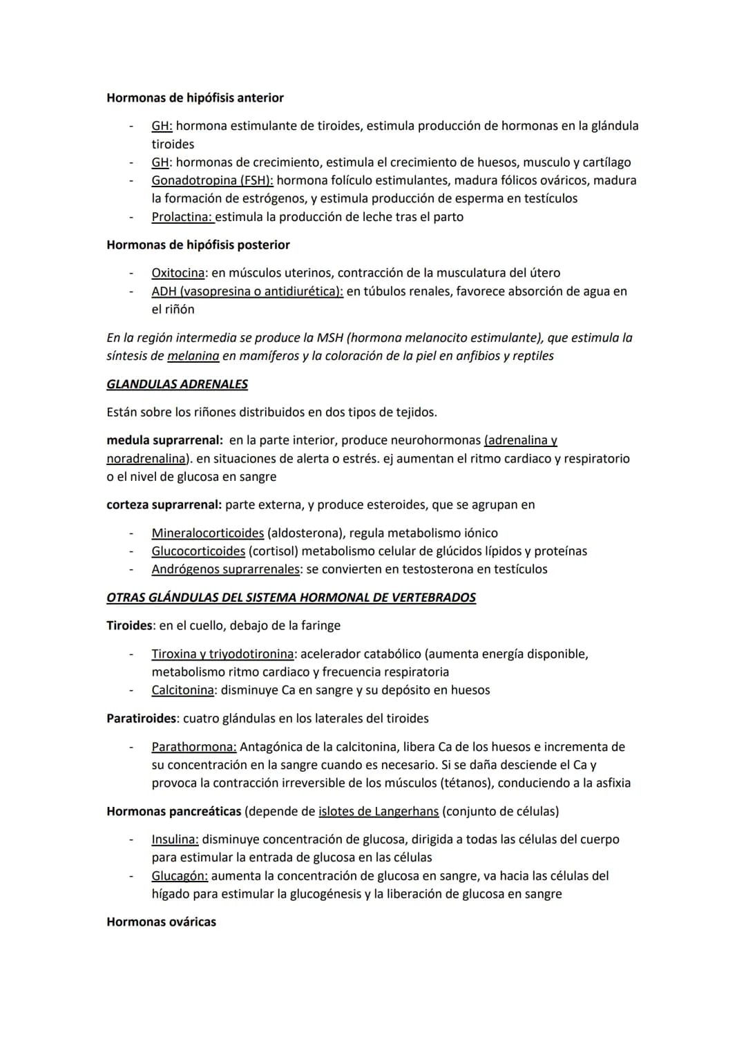 SISTEMA ENDOCRINO
Coordinación hormonal gracias a un conjunto de células, órganos o glándulas que producen
hormonas, gran importancia en hom