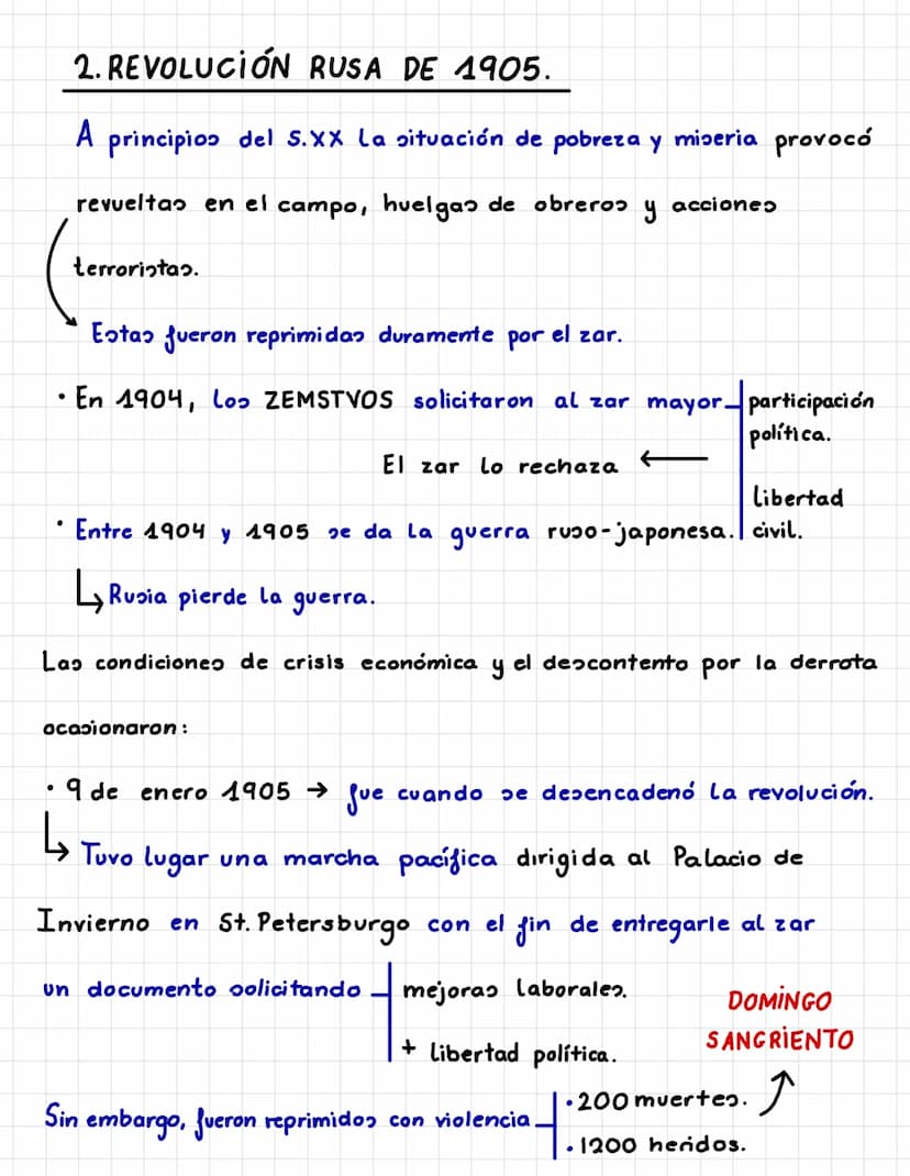 EL IMPERIO RUSO.
ÍNDICE.
1. RUSIA A PRINCIPIOS DEL S.XX.
2. REVOLUCIÓN RUSA → 1905.
3. REVOLUCIÓN RUSA → Feb 1917.
4. FRACASO DEL GOBIERNO P