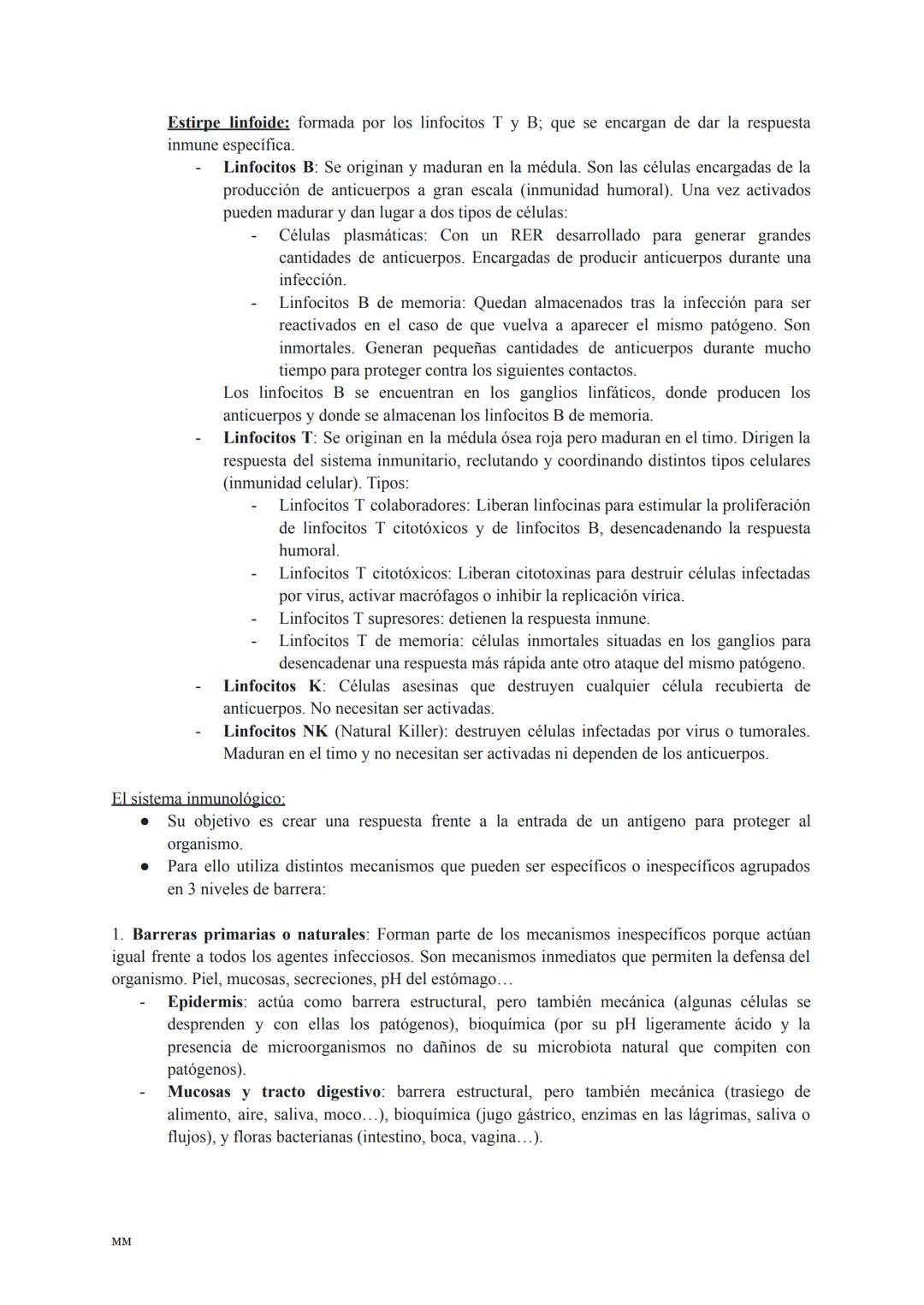 # TEMA 12: INMUNOLOGÍA

La inmunología es la ciencia que estudia los mecanismos de defensa que protegen al organismo de
infecciones producid