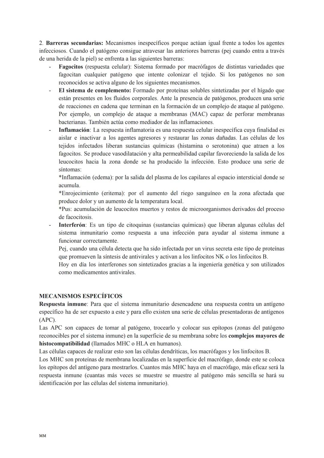 # TEMA 12: INMUNOLOGÍA

La inmunología es la ciencia que estudia los mecanismos de defensa que protegen al organismo de
infecciones producid