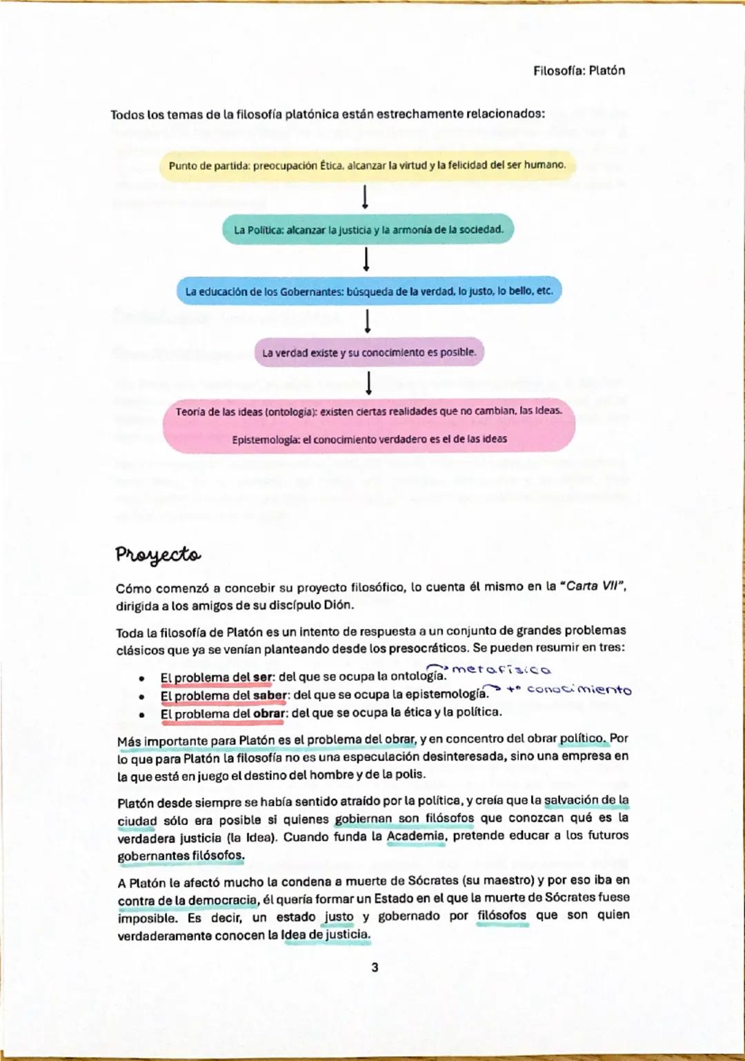 Filosofía: Platón
Platón
Contexto histórico y filosófico
Las guerras médicas, iniciadas en 499 a.C., unieron a los griegos contra los persas