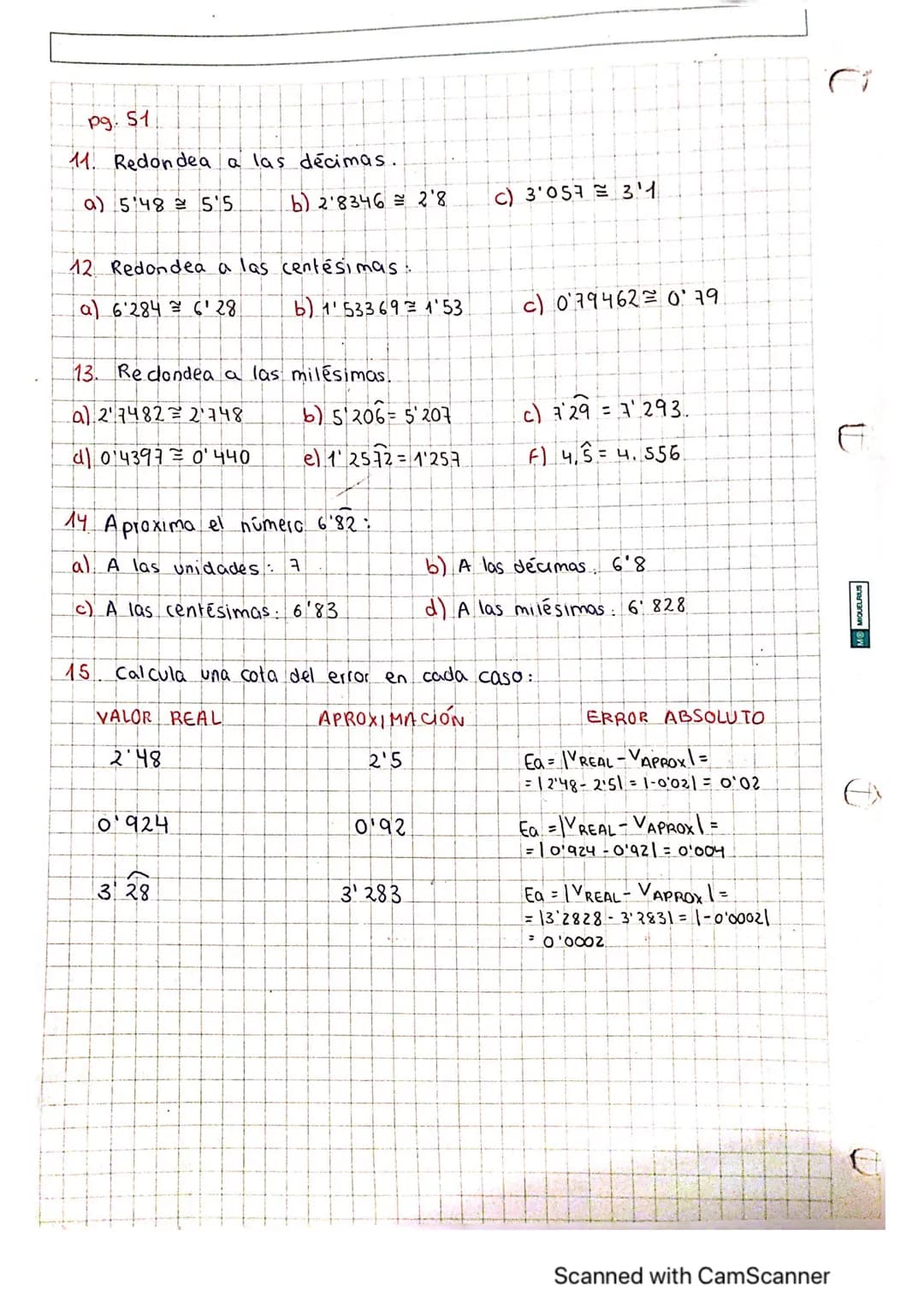 UNIDADE 3: N°S DECIMAIS E FRACCIONS
I) NO DECIMAIS
Nos decimais exactos: 0'5; 2'5; 700 39
Nos decimais inexactos:
NOS RACIONAIS Q
Entre dous