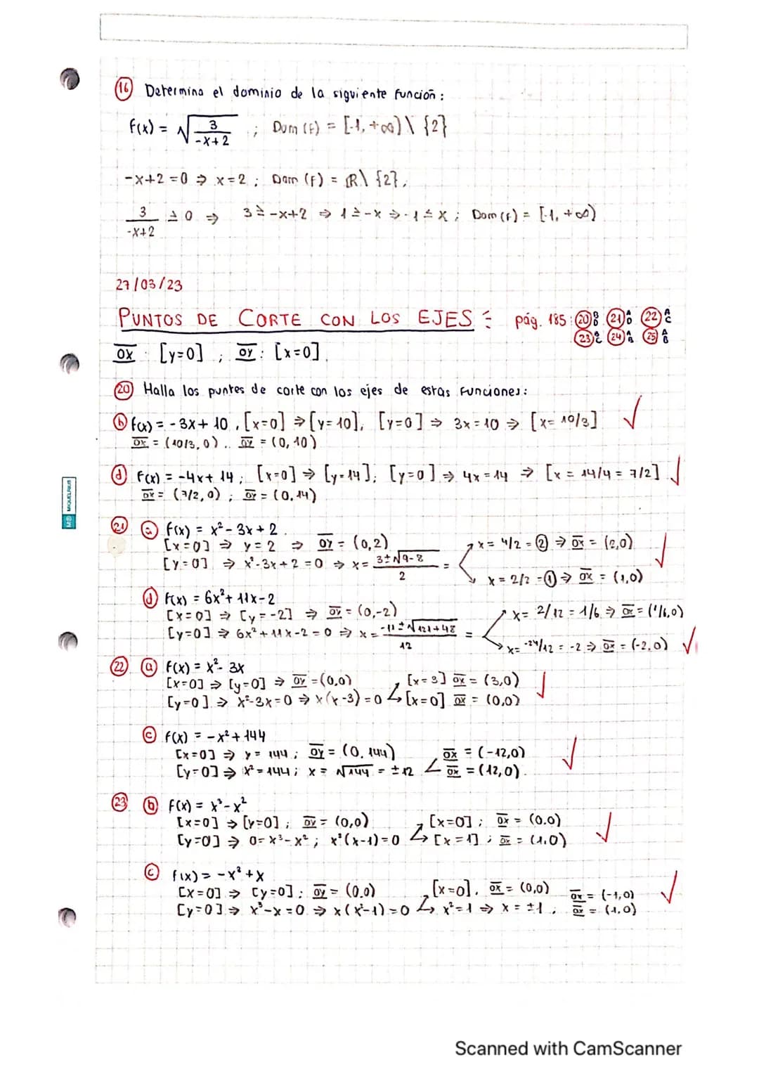 16/03/23
UNIDADE 9 FUNCIONS E
-DEF: Una función y = F(X) es una relación entre dos magnitudes X e Y
que asocia a cada valar de x (variable i