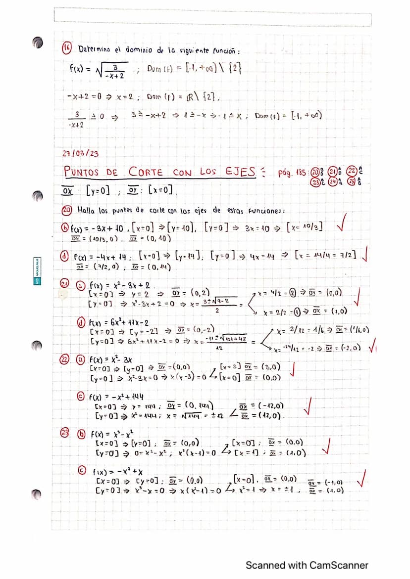 16/03/23
UNIDADE 9 FUNCIONS E
-DEF: Una función y = F(X) es una relación entre dos magnitudes X e Y
que asocia a cada valar de x (variable i