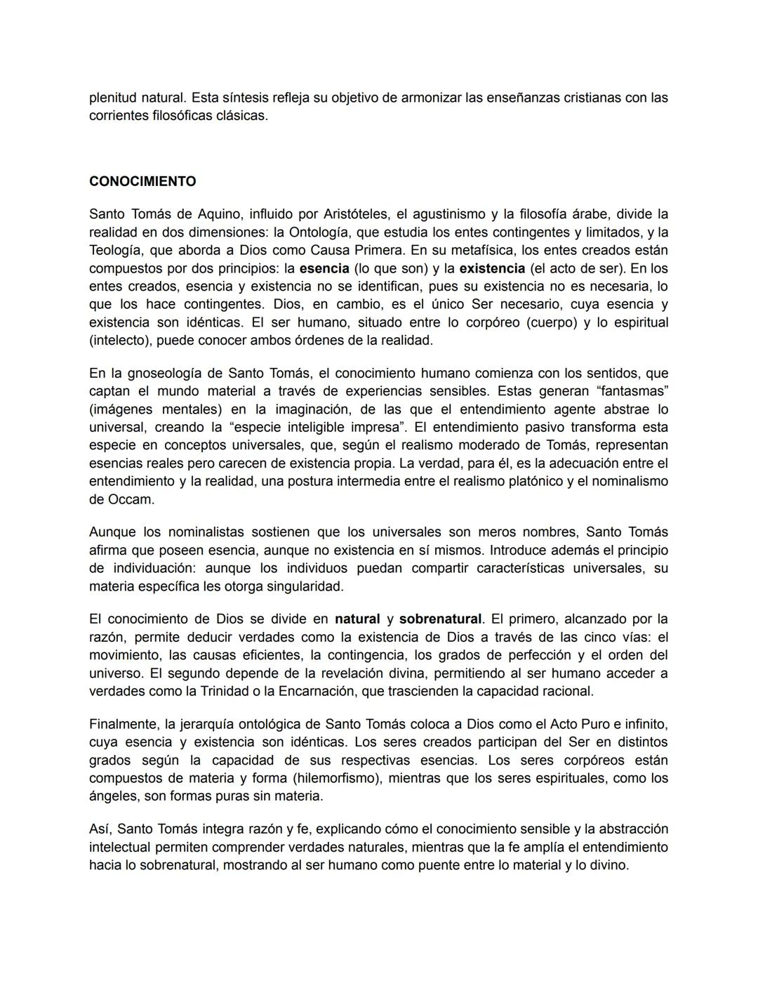 # SANTO TOMÁS DE AQUINO

SER HUMAΑΝΟ

Santo Tomás de Aquino (1225-1274) vivió y creció en Italia. Es una figura clave de la filosofía
mediev
