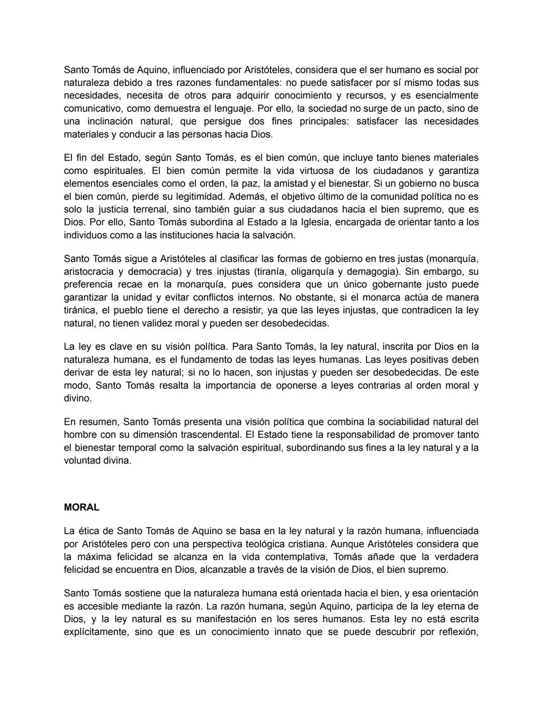# SANTO TOMÁS DE AQUINO

SER HUMAΑΝΟ

Santo Tomás de Aquino (1225-1274) vivió y creció en Italia. Es una figura clave de la filosofía
mediev