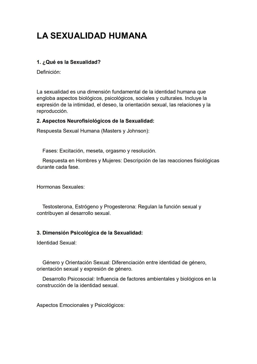 LA SEXUALIDAD HUMANA
1. ¿Qué es la Sexualidad?
Definición:
La sexualidad es una dimensión fundamental de la identidad humana que
engloba asp