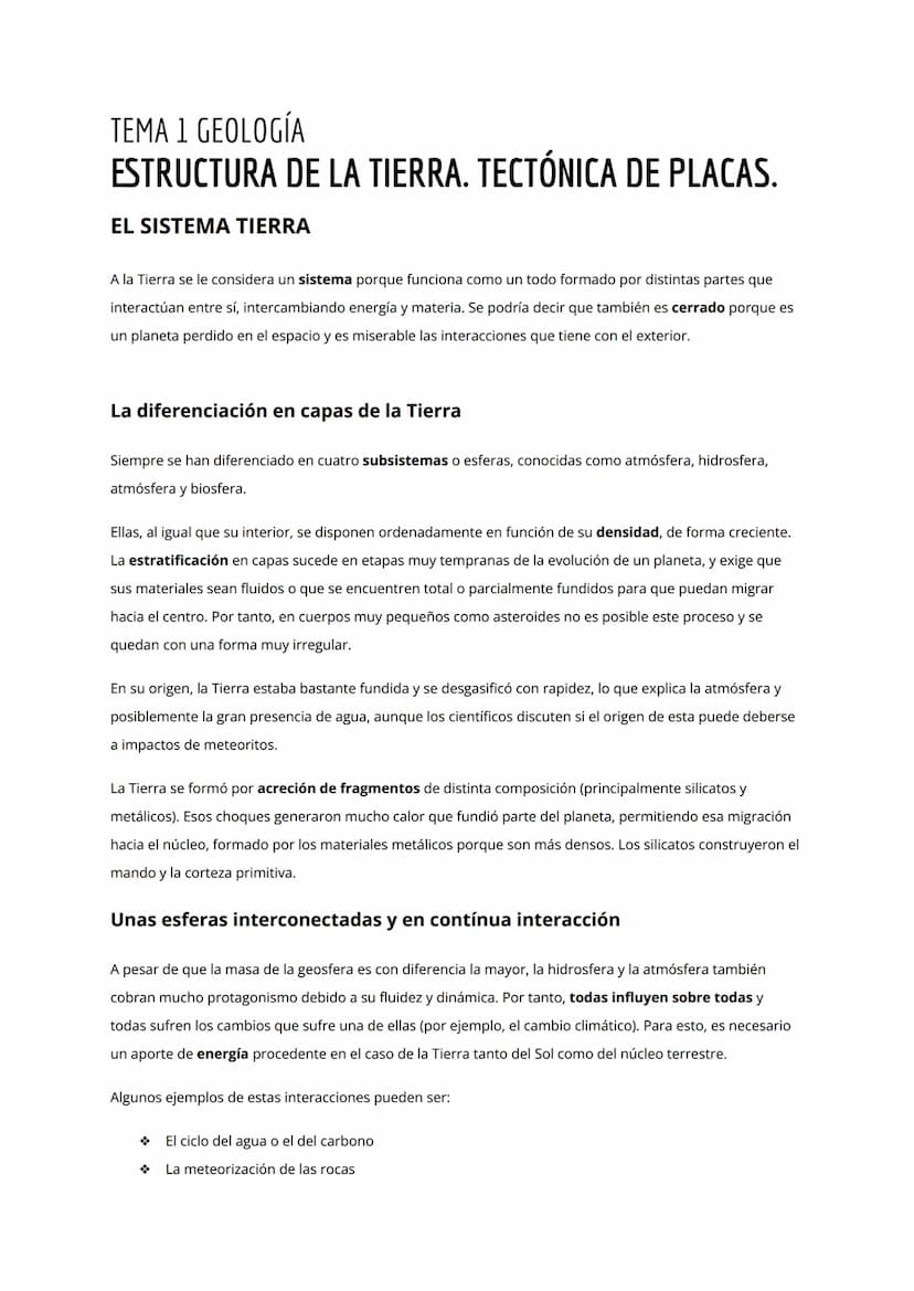 
<h2 id="estructuradelatierratectnicadeplacas">Estructura de la Tierra. Tectónica de placas</h2>
<h3 id="elsistematierra">El sistema Tierra<