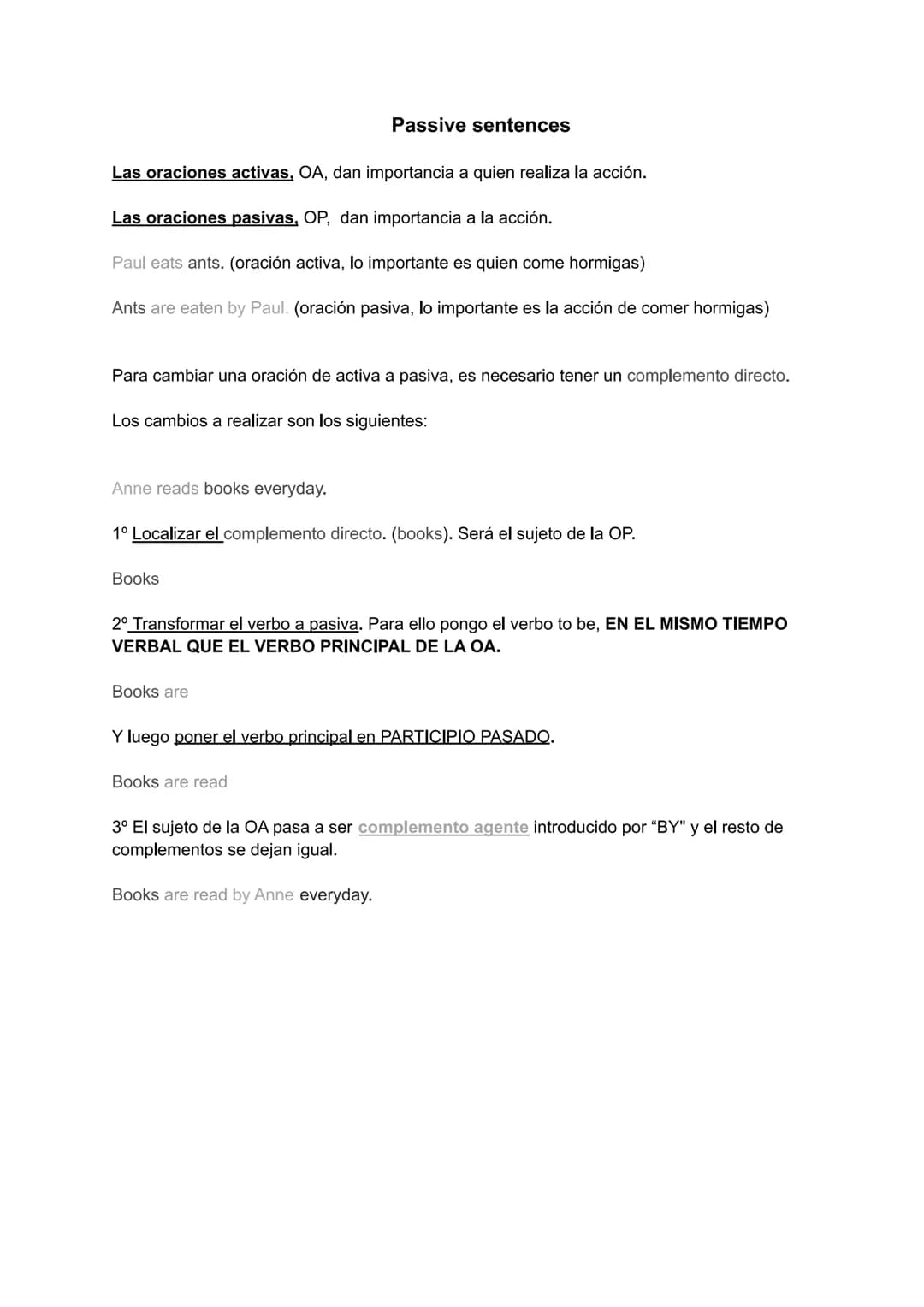<h2 id="estructurayejemplosdeoracionesenvozpasivaeningls">Estructura y ejemplos de oraciones en voz pasiva en inglés</h2>
<p>Las oraciones a