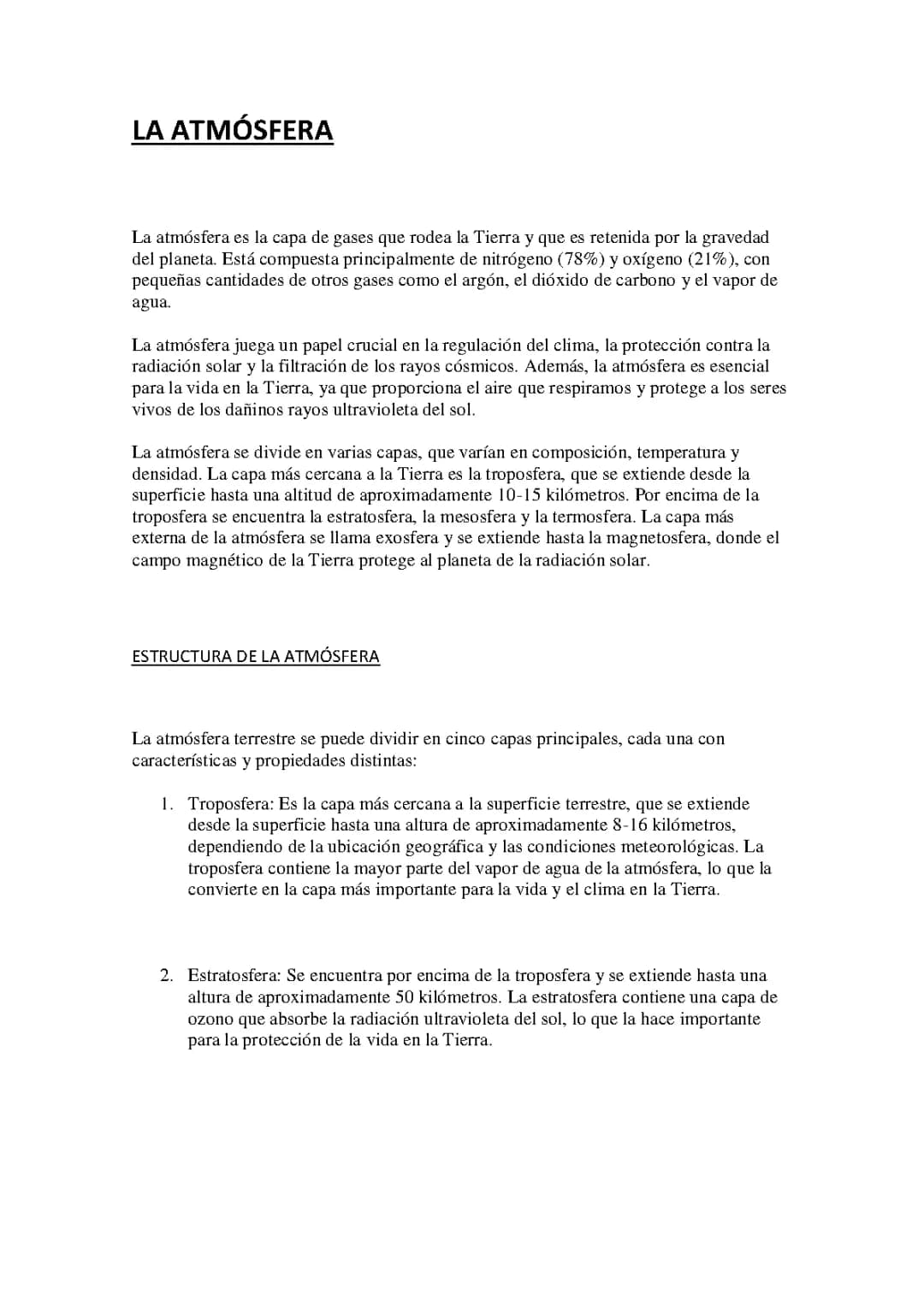 Capas de la Atmósfera para Niños: Descubre sus Características y Funciones