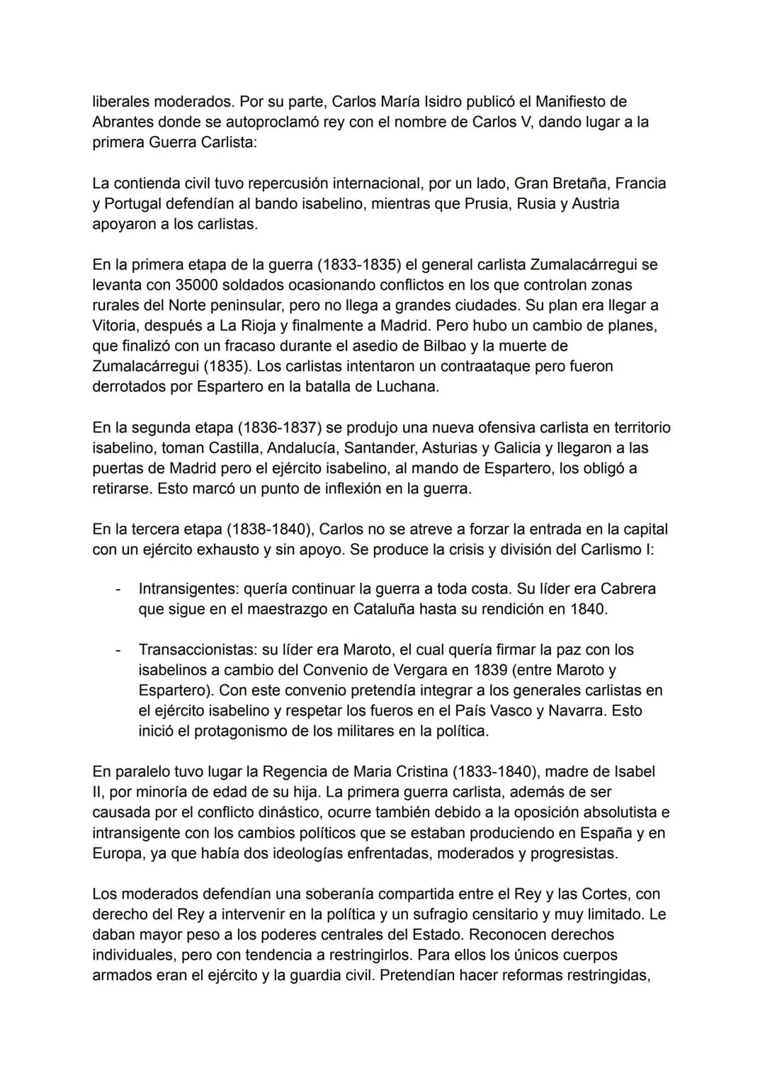 TEMA 6: LA CONFLICTIVA
CONSTRUCCIÓN DEL ESTADO LIBERAL.
Los últimos años del reinado de Fernando VII estuvieron llenos de tensiones
política