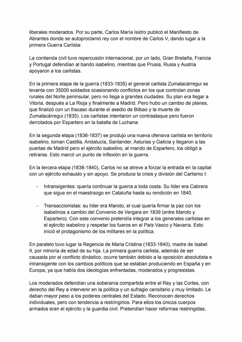 TEMA 6: LA CONFLICTIVA
CONSTRUCCIÓN DEL ESTADO LIBERAL.
Los últimos años del reinado de Fernando VII estuvieron llenos de tensiones
política