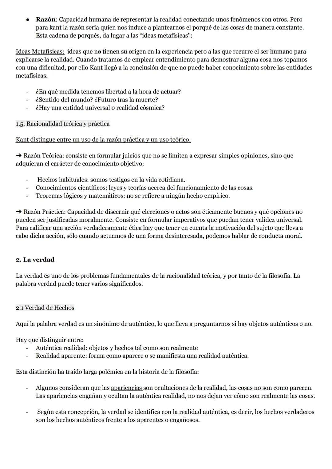 2. EL PROBLEMA FILOSÓFICO DEL CONOCIMIENTO
1. Teoría del conocimiento
La epistemología: Rama de la filosofía que trata las cuestiones sobre 