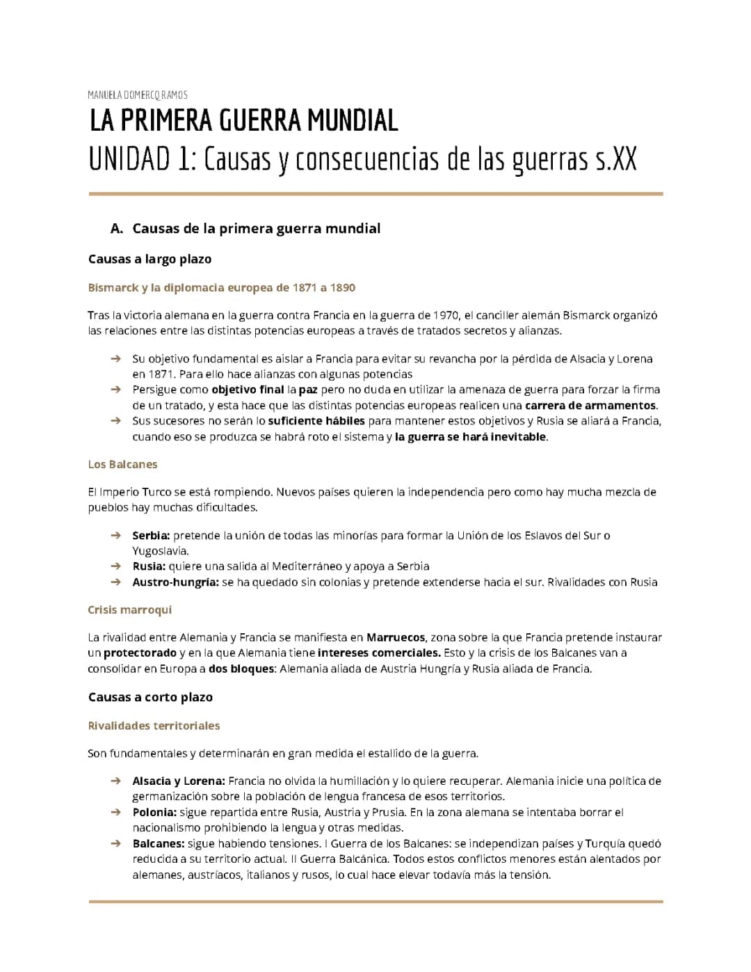 Primera Guerra Mundial 