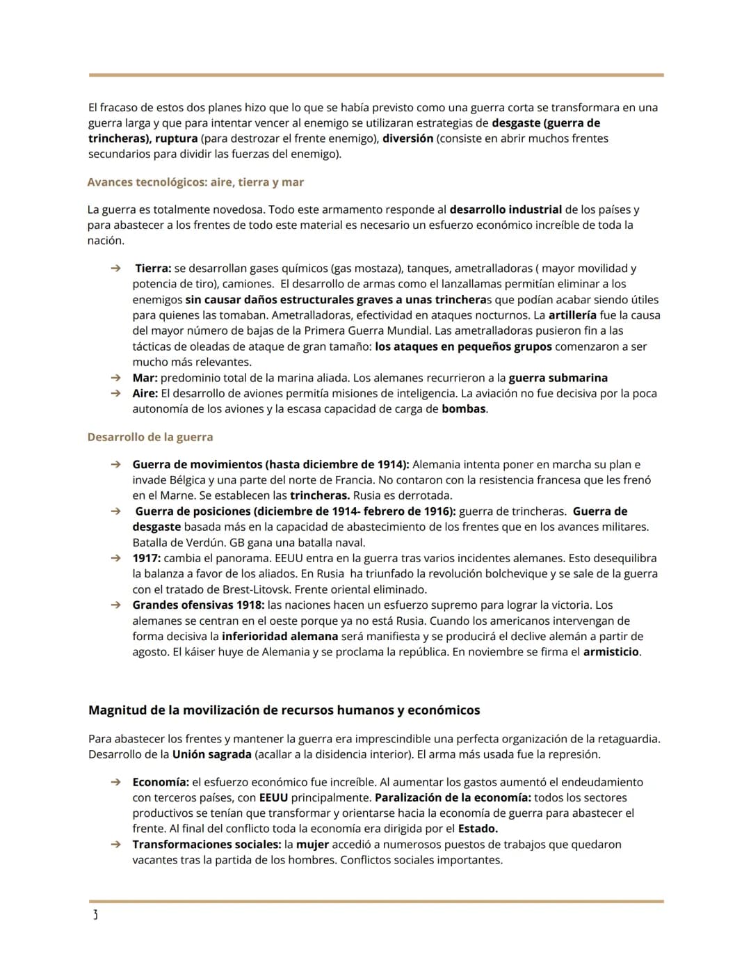 MANUELA DOMERCQ RAMOS
LA PRIMERA GUERRA MUNDIAL
UNIDAD 1: Causas y consecuencias de las guerras s.XX
A. Causas de la primera guerra mundial

