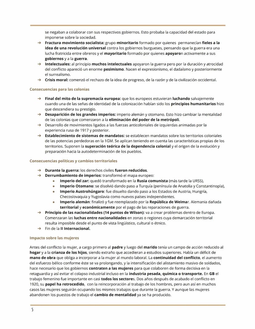 MANUELA DOMERCQ RAMOS
LA PRIMERA GUERRA MUNDIAL
UNIDAD 1: Causas y consecuencias de las guerras s.XX
A. Causas de la primera guerra mundial
