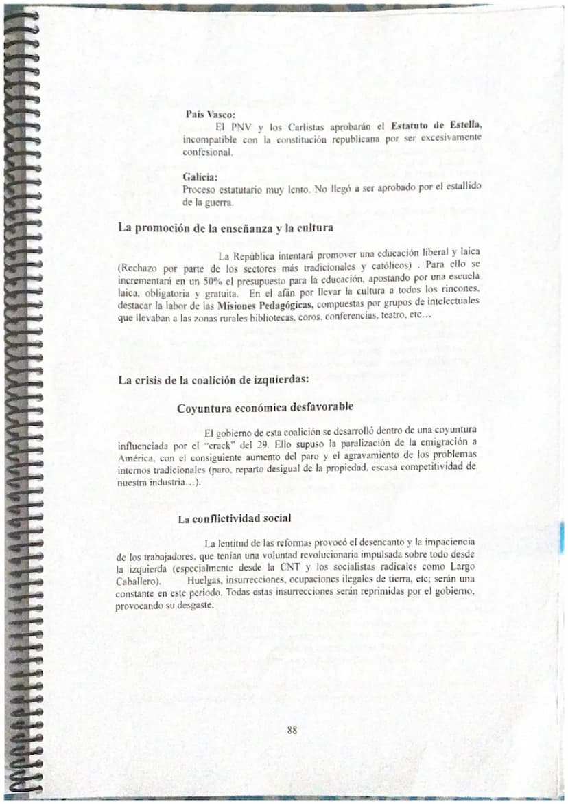Tema 10. La Segunda República y la Guerra
Civil en un contexto de crisis internacional
(1931-1939)
29. "La caída de la monarquía y la procla