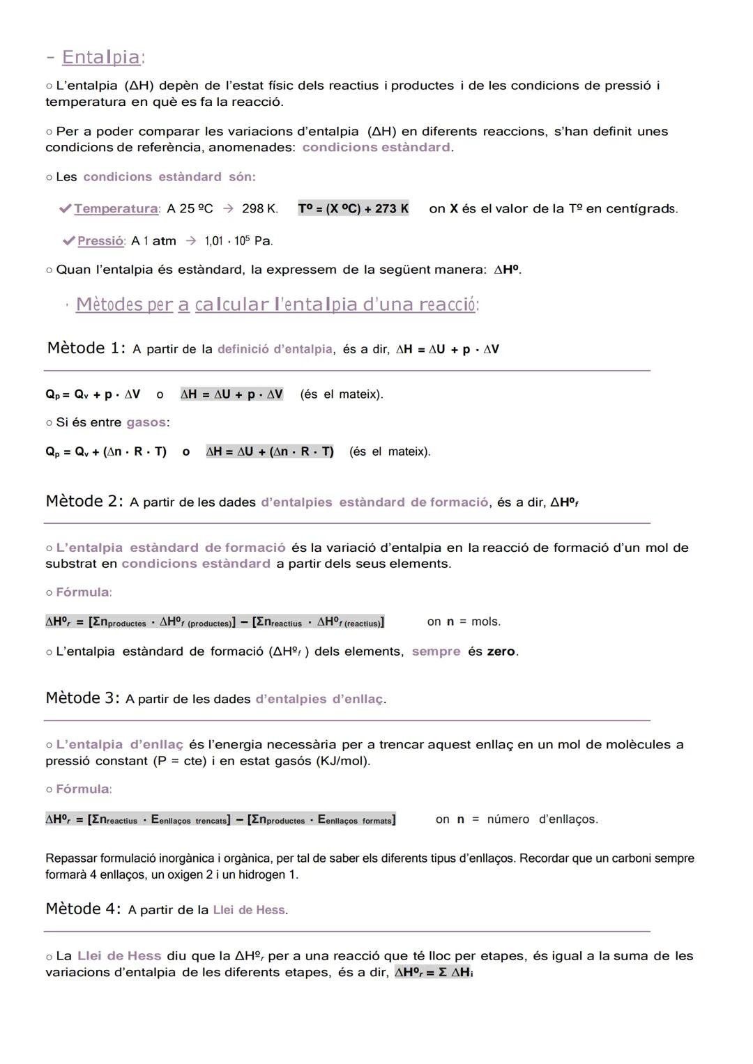 Unitat 1 - Termodinàmica química
Introducció:
o La termodinàmica química és la ciència que estudia els canvis energètics en les reaccions
qu