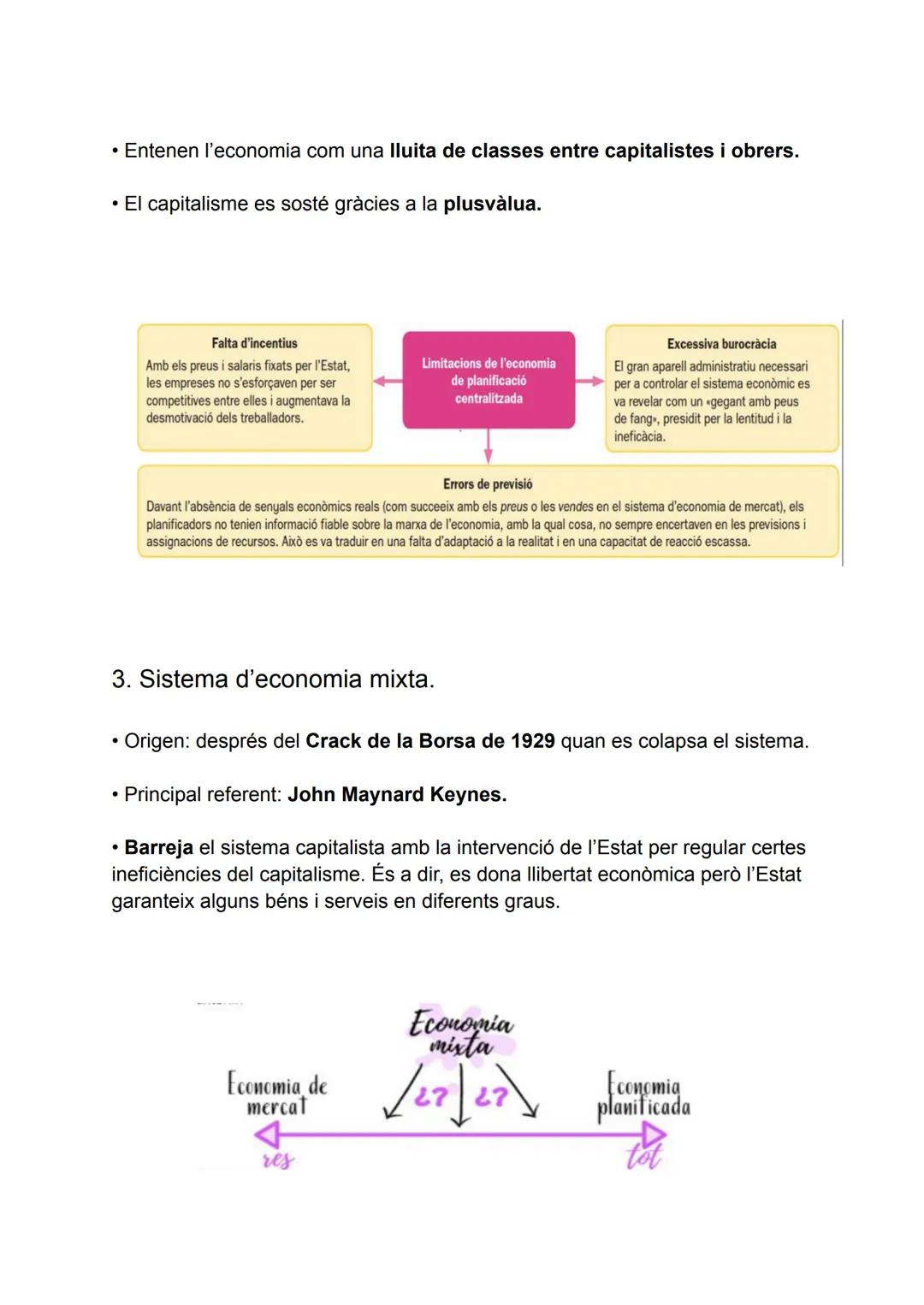 ELS SISTEMES ECONÒMICS
PREGUNTES
QUI produeix?
CAPITALISME
Les empreses.
L'Estat es limita a
posar les regles del
joc i garantir-ne
el seu
f
