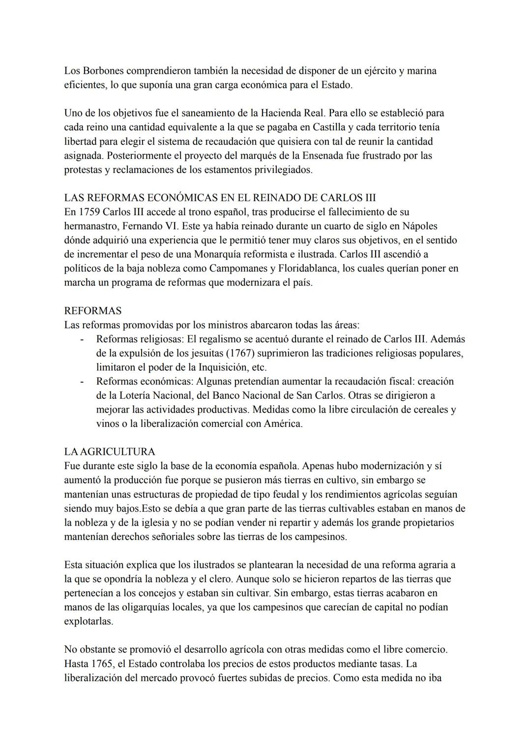 EL REFORMISMO BORBÓNICO EN EL SIGLO XVIII
INTRODUCCIÓN:
El siglo XVIII fue una etapa de transición entre el Antiguo Régimen y la época
conte