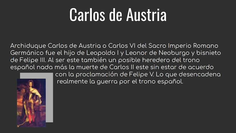 
<h2 id="introduccin">Introducción</h2>
<p>Nos situamos al comienzo del siglo XVIII, cuando el rey de España, Carlos II, fallece a los 38 añ