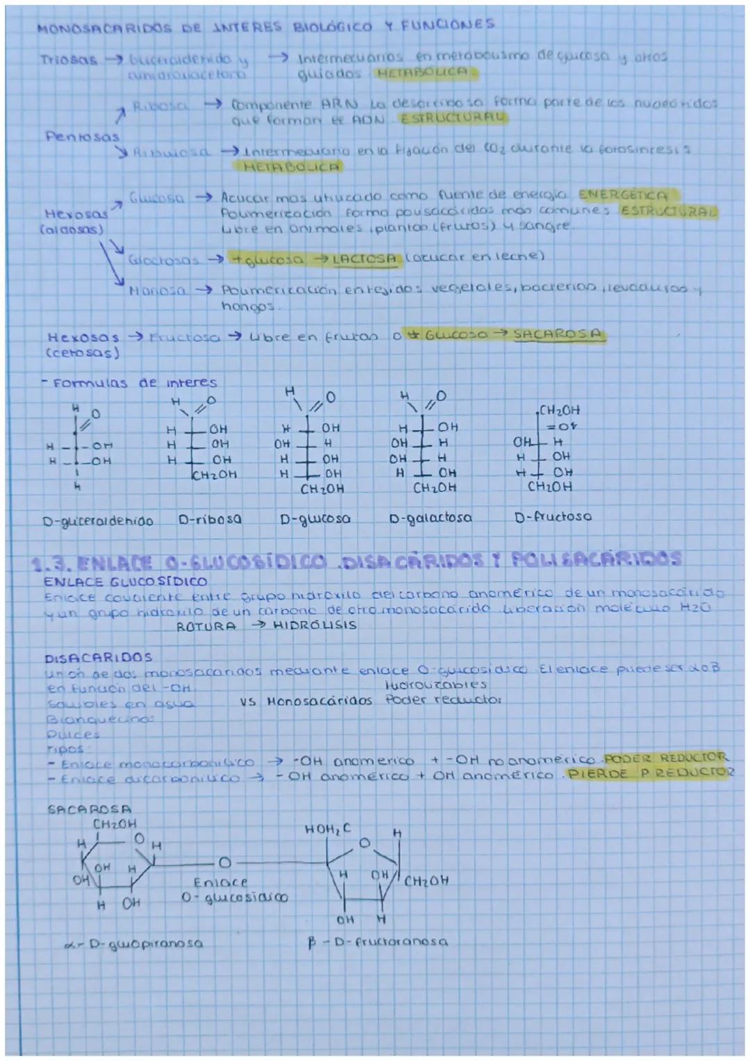 TEMA 2:GLUCIDOS Y LIPIDOS
4.4. GLUCIDOS
DEFINICIÓN DE GLUCIDOS
Biomolea as organicas formada por C₁ HYO Formula
empirica CnH₂nOn.concados, c